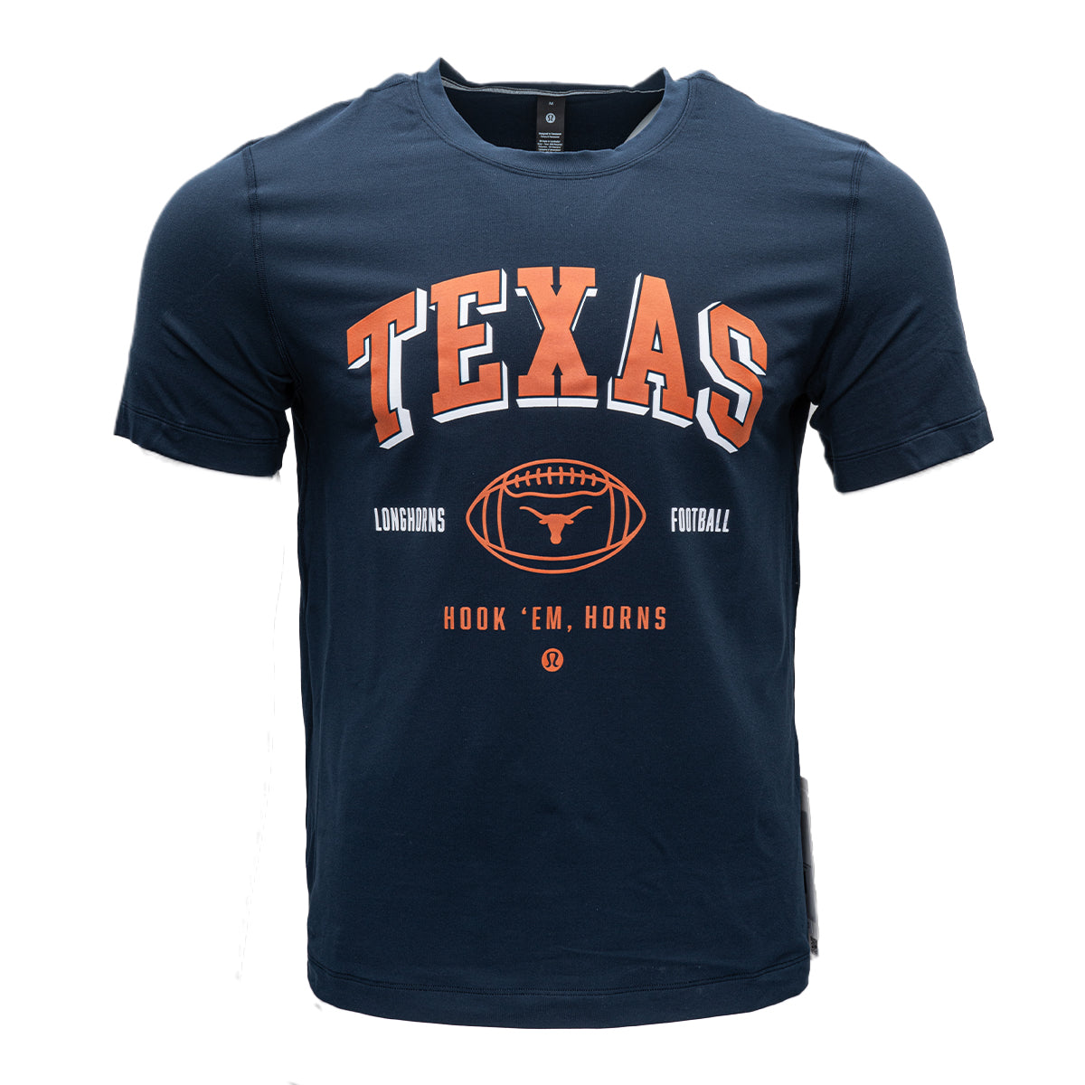 Lululemon Texas Longhorns Soft Jersey Solid Short Sleeve Shirt