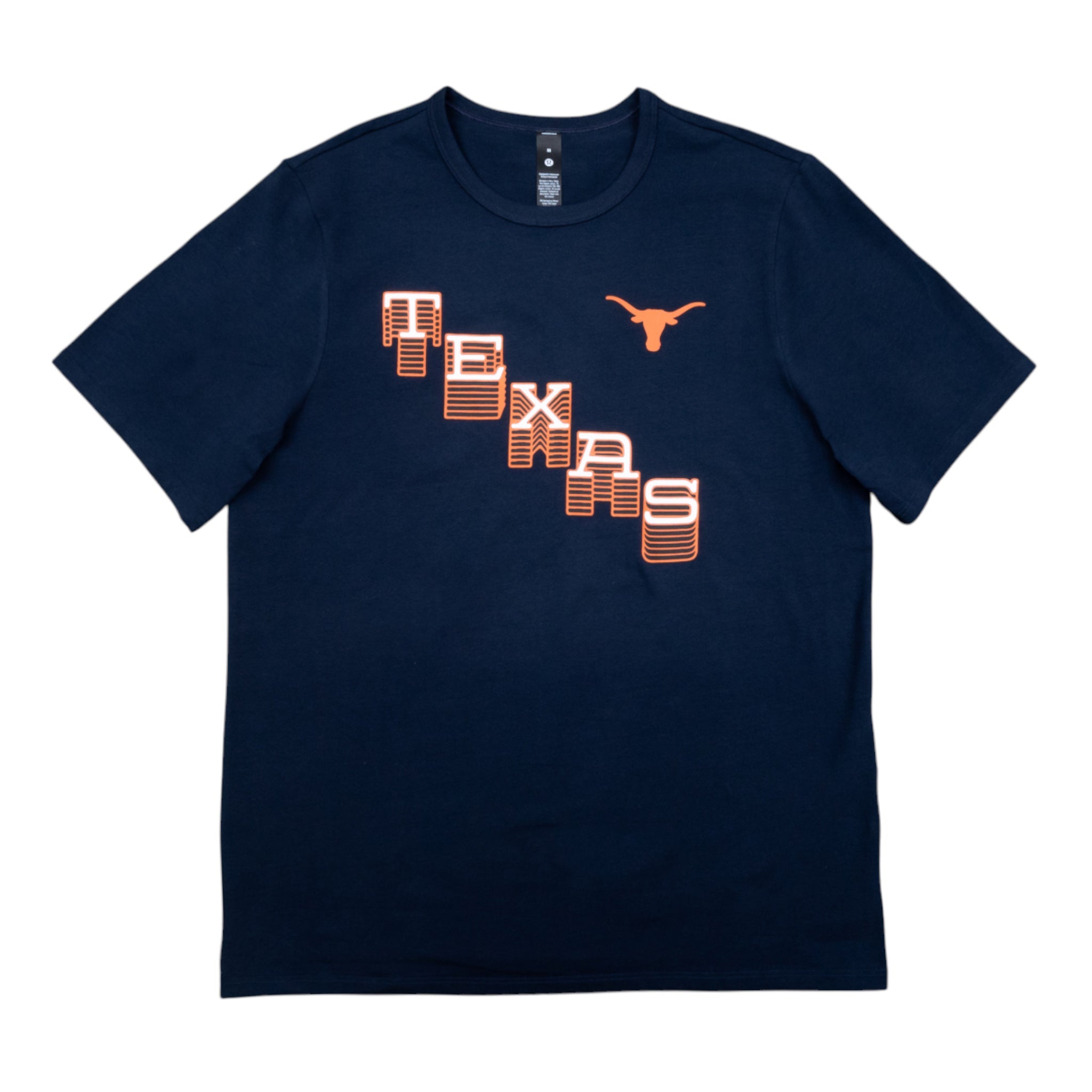 lululemon Texas Longhorns Slant Organic Cotton Classic Fit T-Shirt Navy