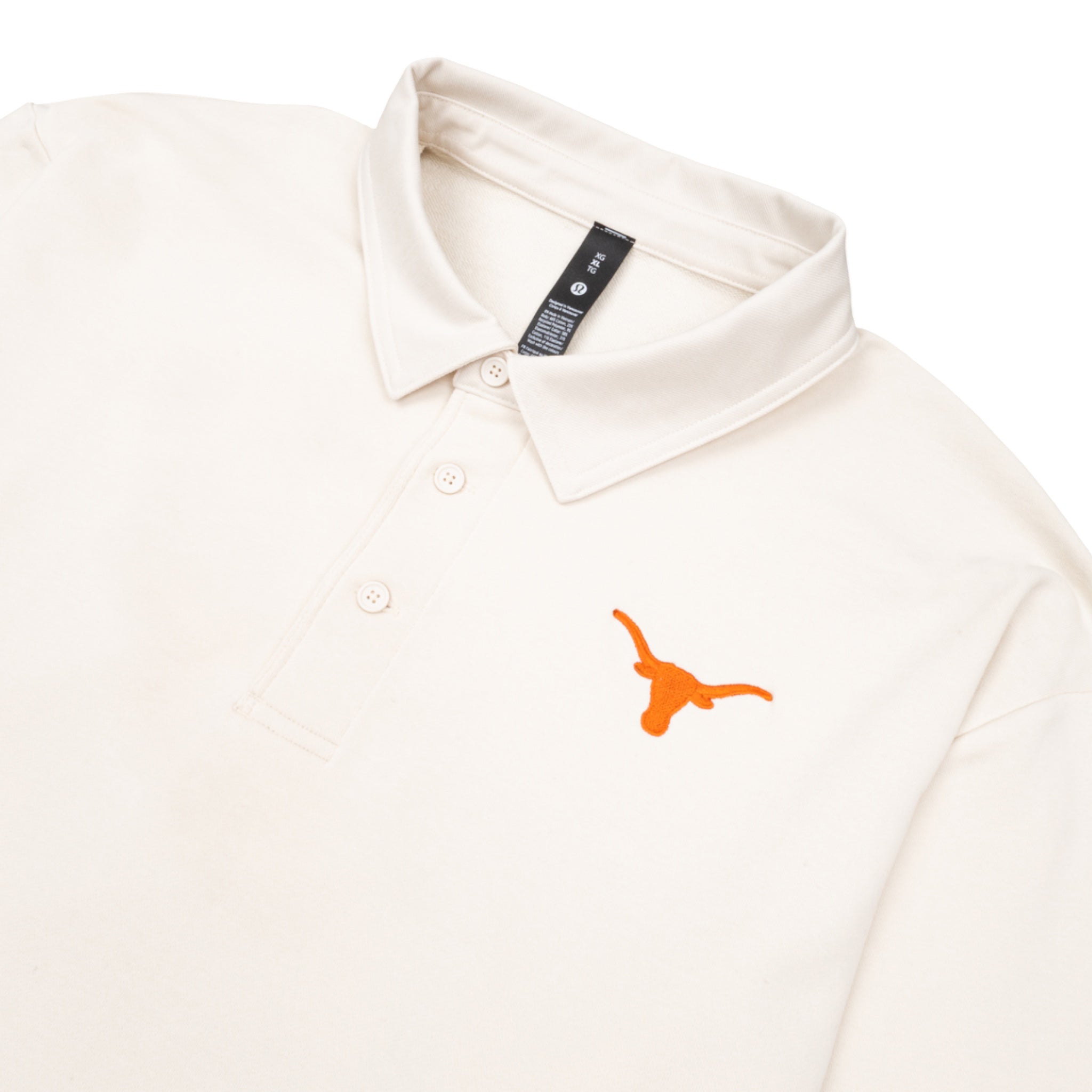 lululemon Texas Longhorns French Terry Long Sleeve Rugby Polo