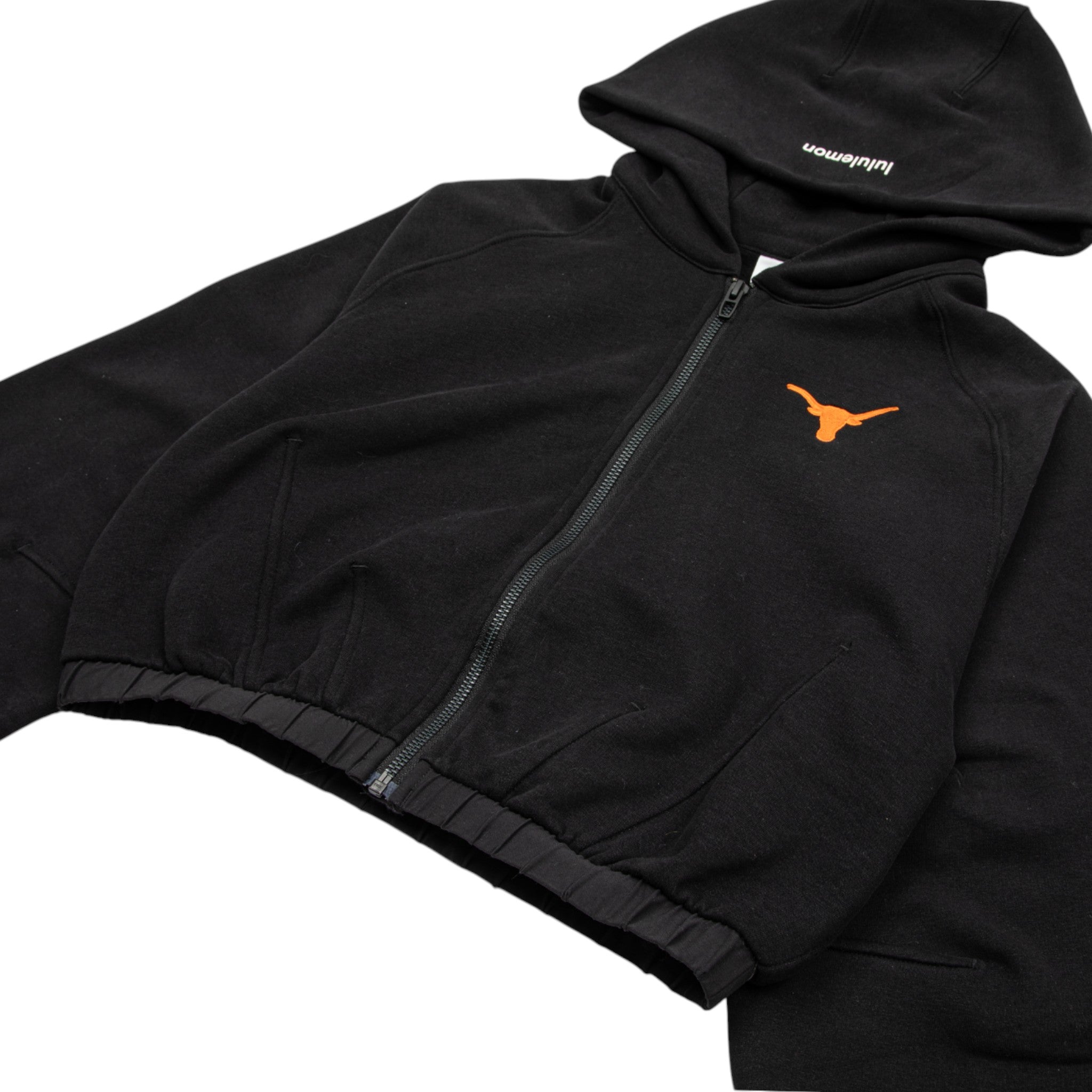 Lululemon Texas Longhorns Loungeful Relaxed-Fit Full Zip Cropped Hoodie