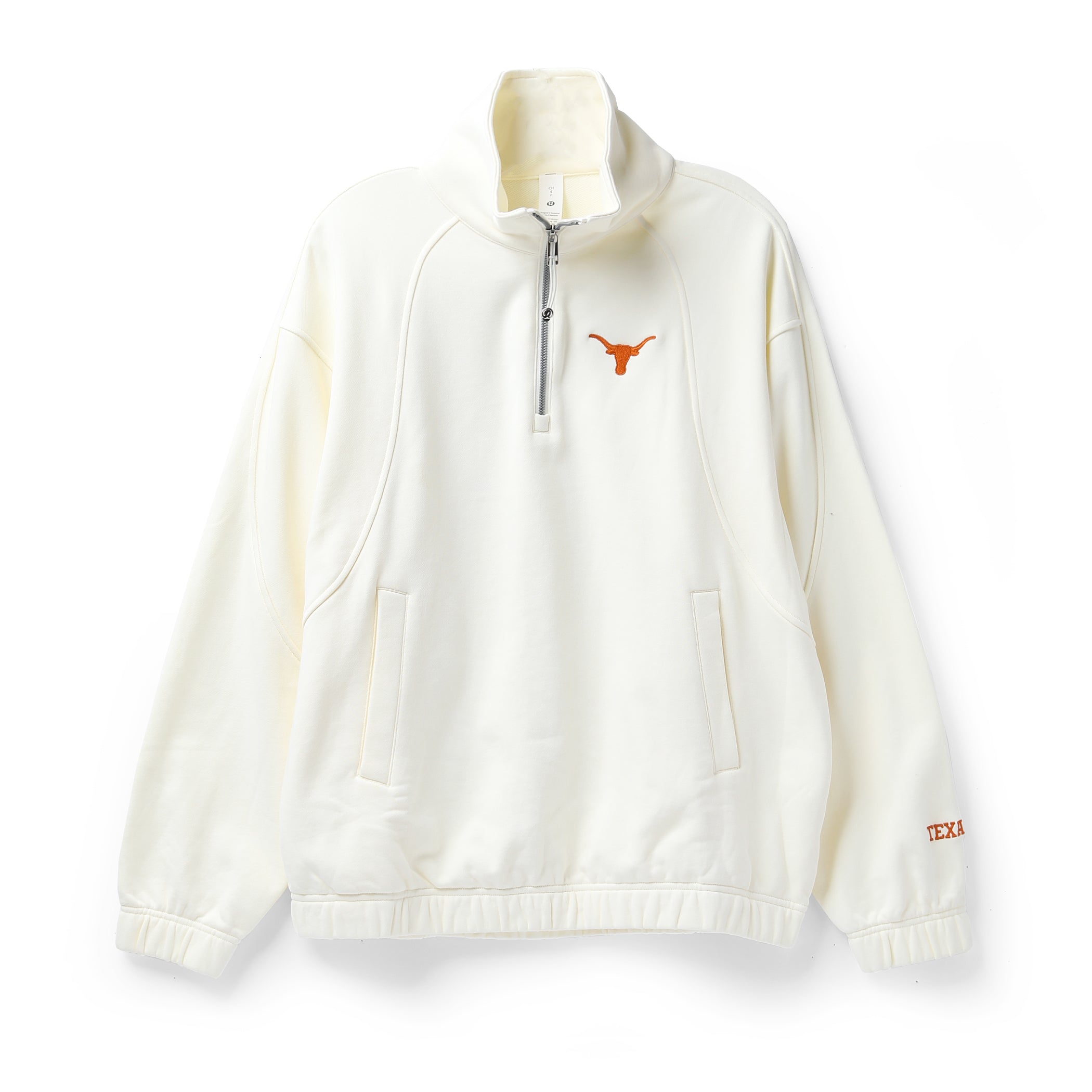lululemon Texas Longhorns Women's Scuba Oversized Half-Zip Polo *French Terry