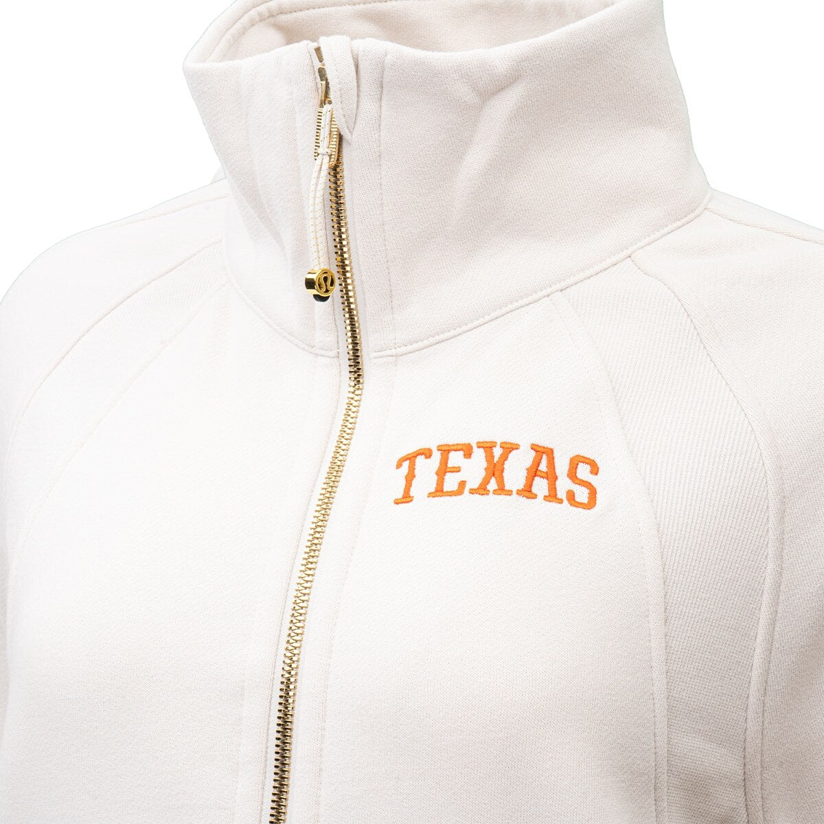 Lululemon Texas Longhorns Scuba Oversized Half-Zip Hoodie Gold Zipper