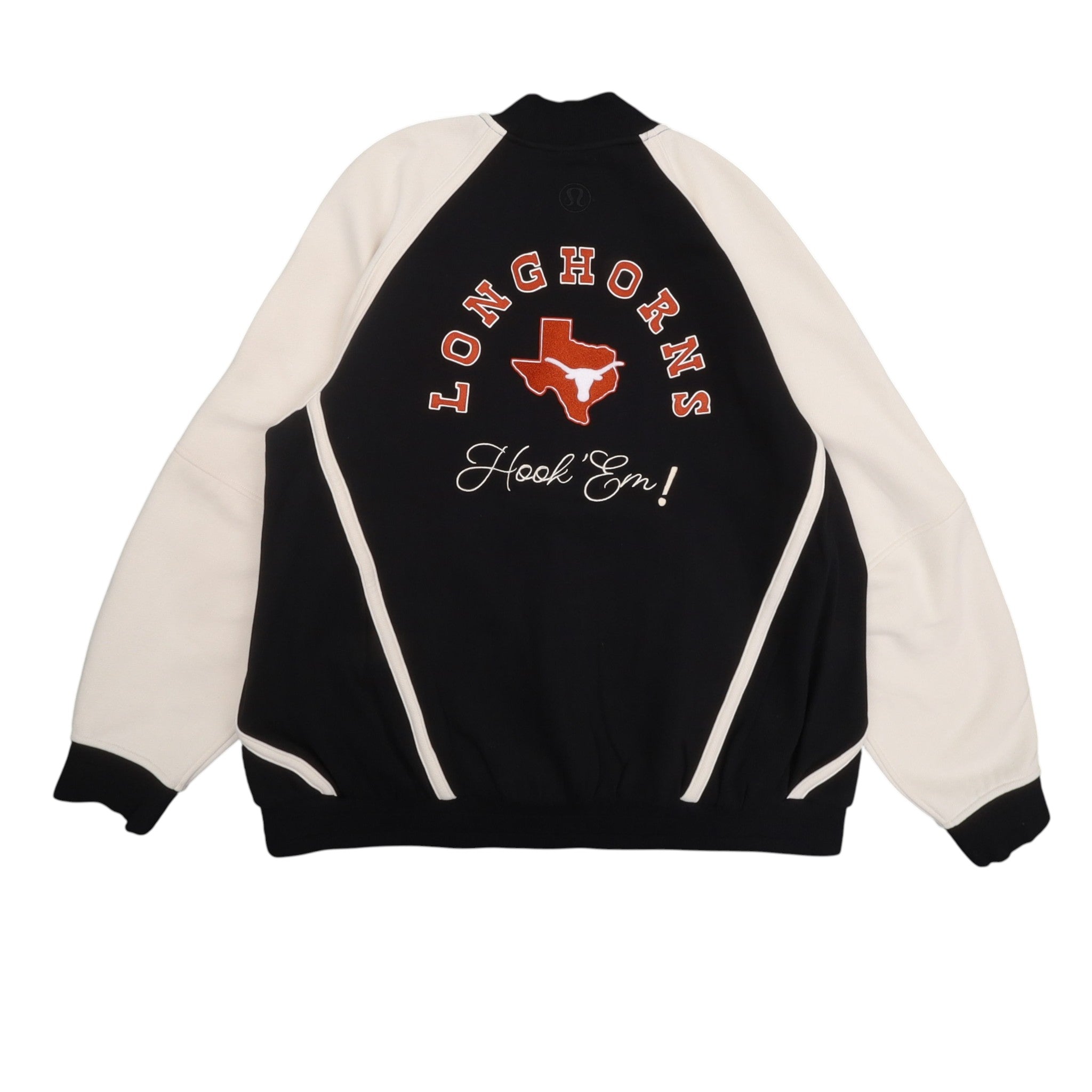 lululemon Texas Longhorns Scuba Oversized Collegiate Jacket Black