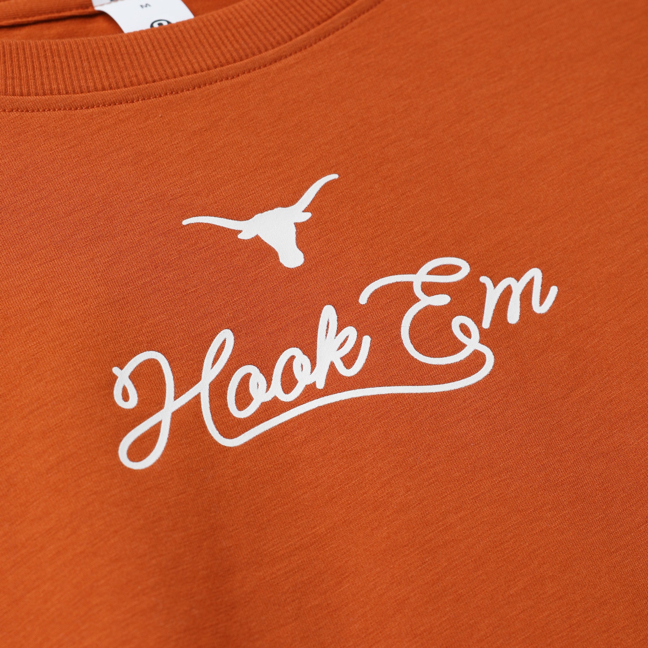 lululemon Texas Longhorns All Yours Capsule Organic Cotton Cropped T-Shirt