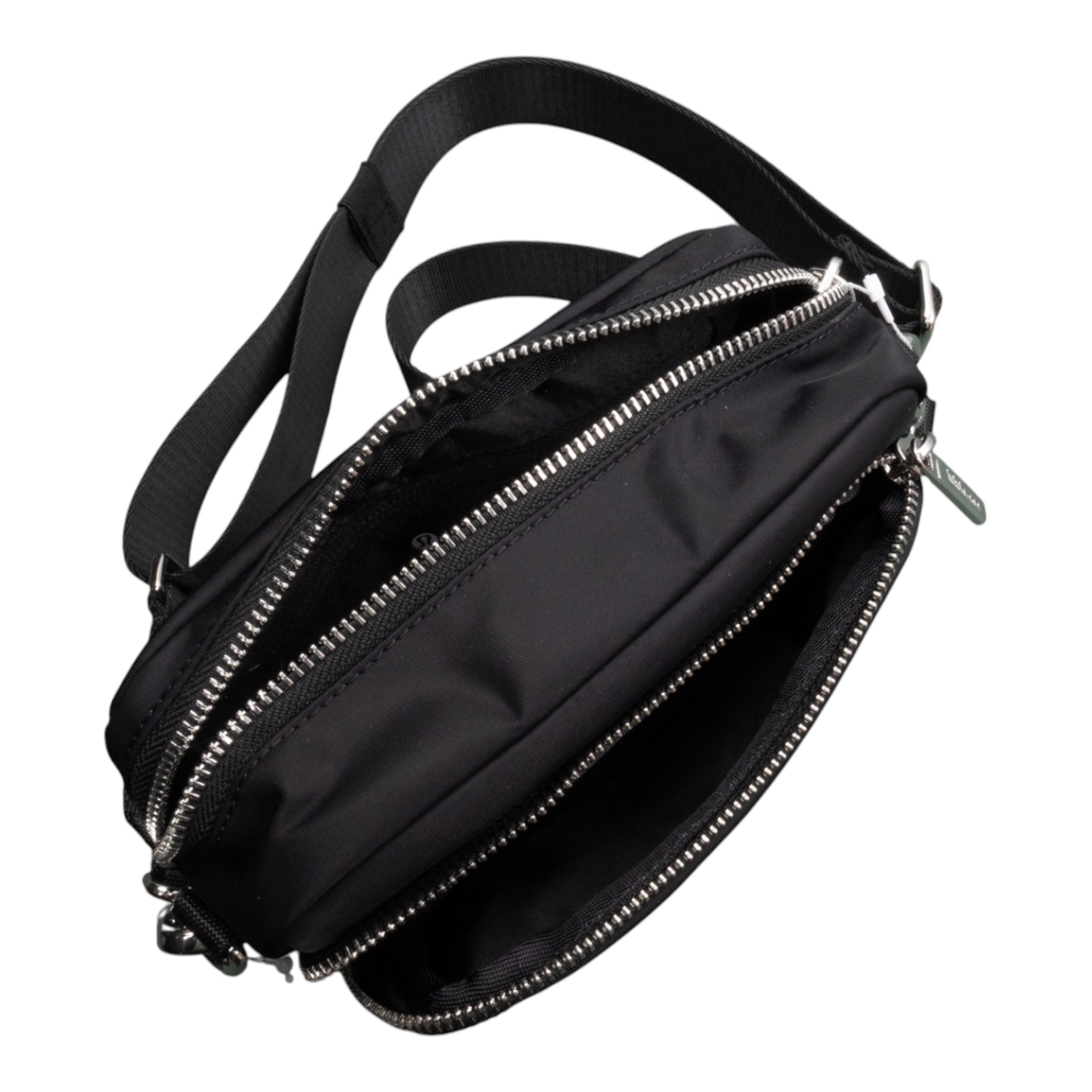 lululemon leather crossbody bag Everywhere Belt 1L adjustable shoulder strap Leather Alternative Saddle Crossbody Bag