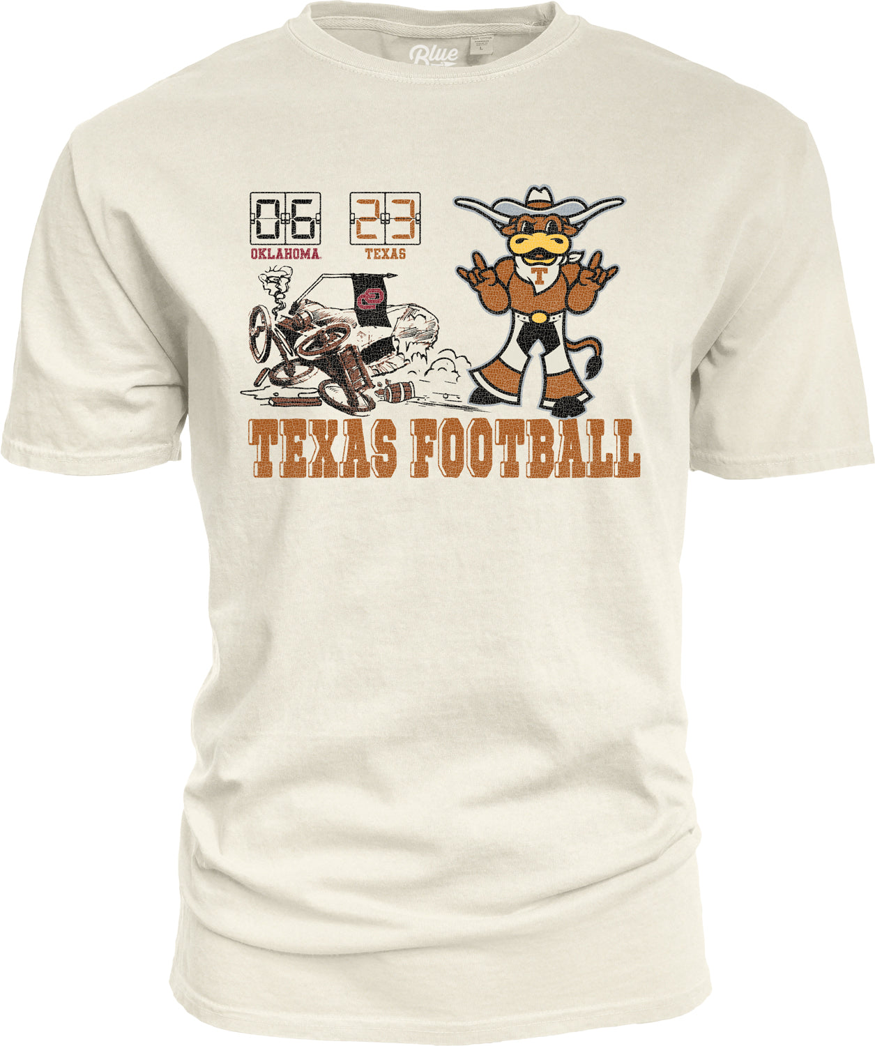 Texas Longhorns vs Oklahoma Sooners 2025 Score Tee