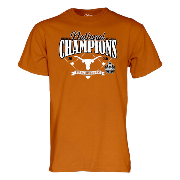 Texas Longhorns 2026 Softball National Champs Diamond Tee