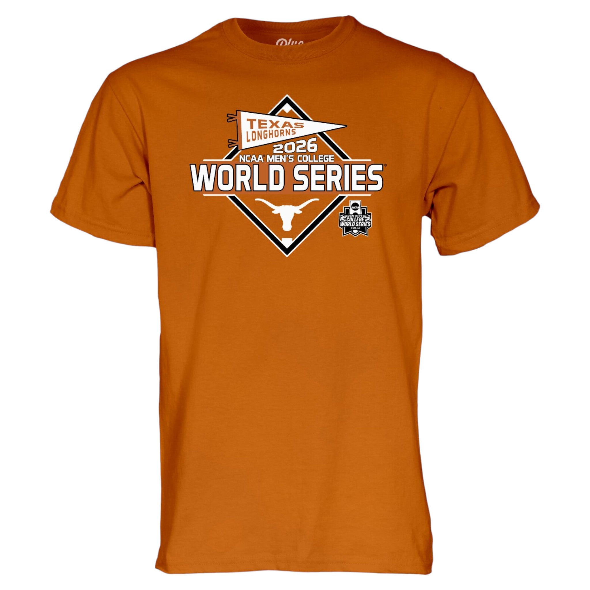 Texas Longhorns 2026 Baseball College World Series Bound 39 Appearances Tee