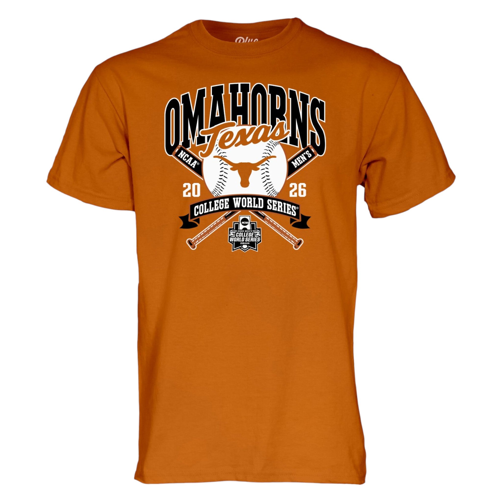 Texas Longhorns 2026 Baseball College World Series Omahorns Tee
