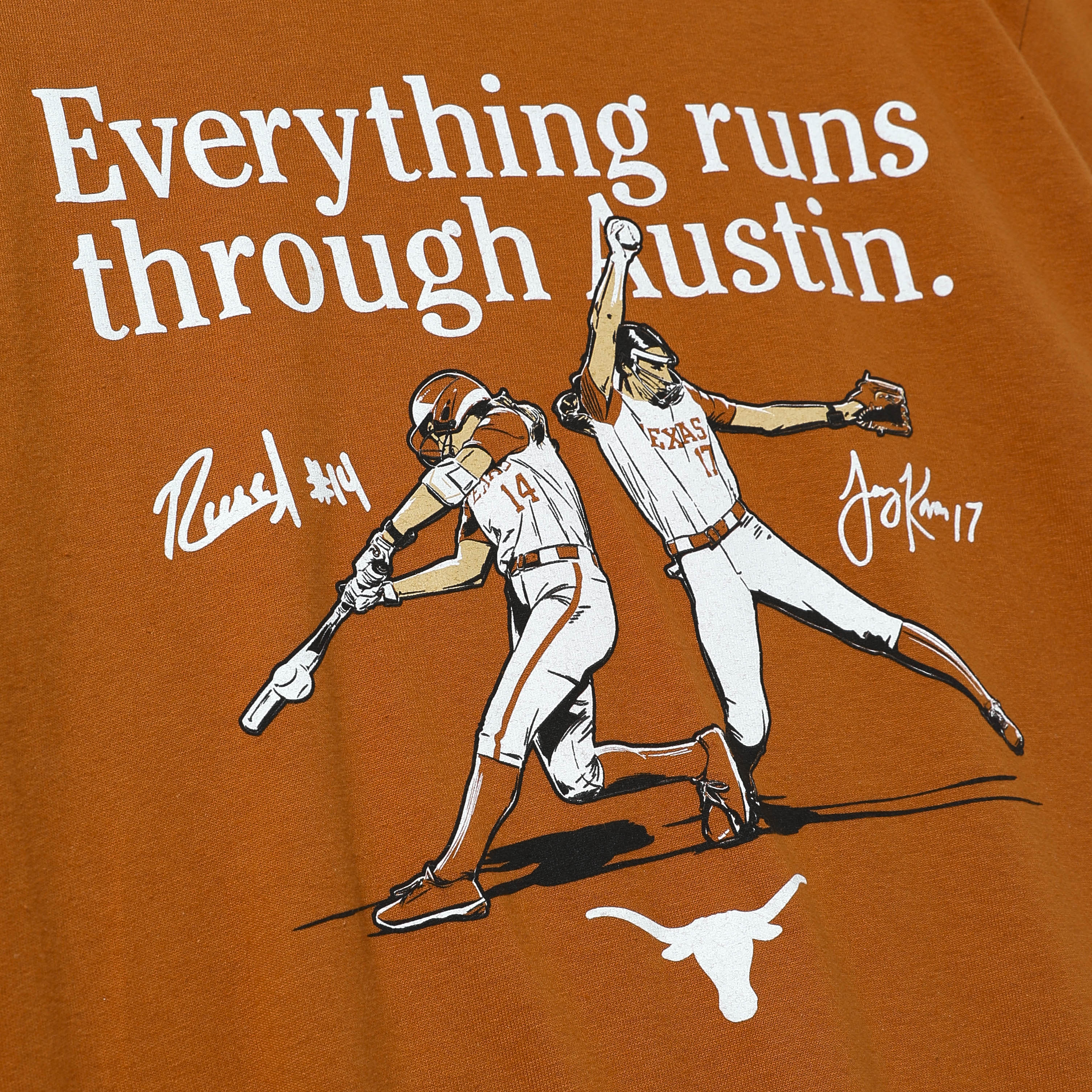 Texas Longhorns Everything Runs Through Austin Tee