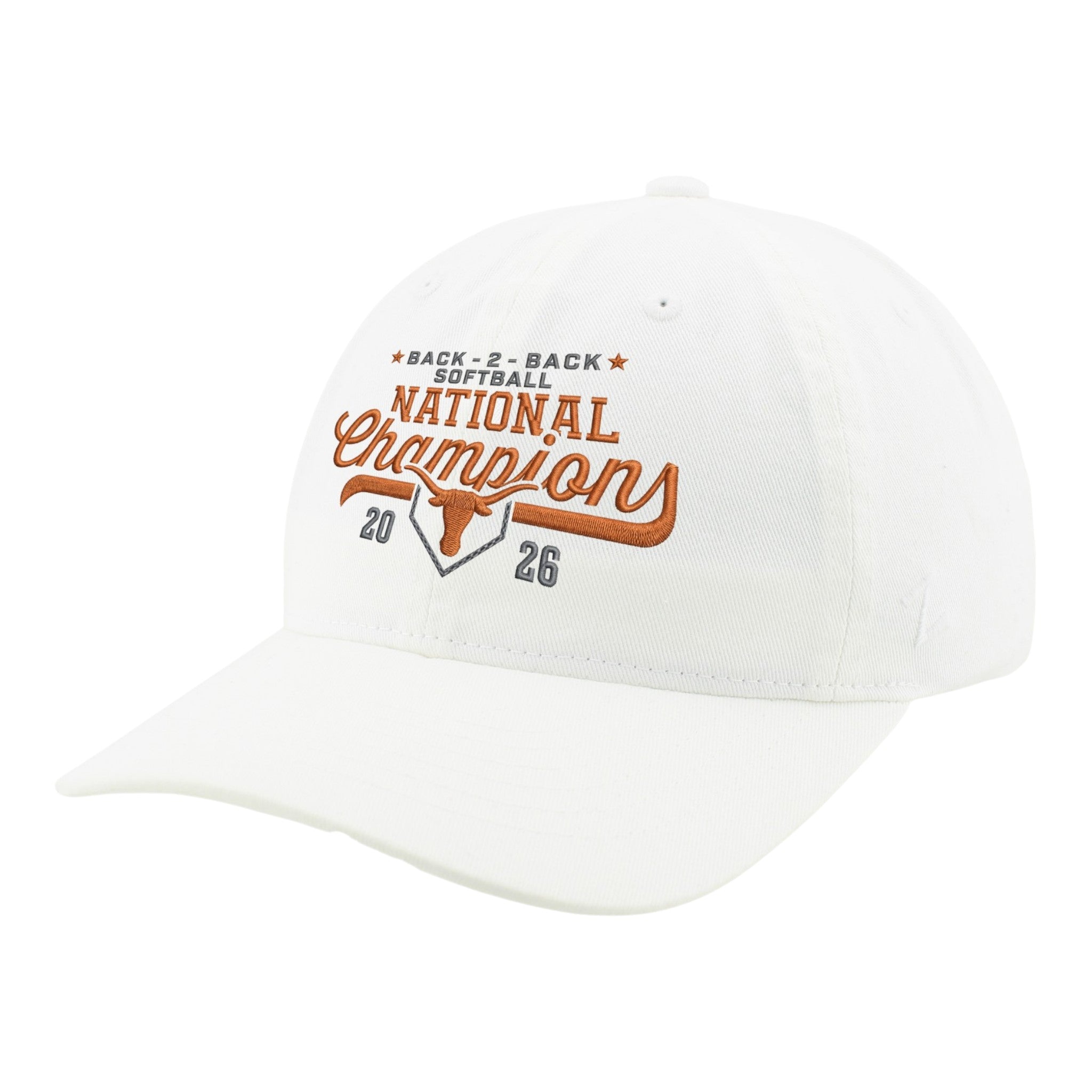 Texas Longhorns 2026 Softball National Champs Back 2 Back Hat