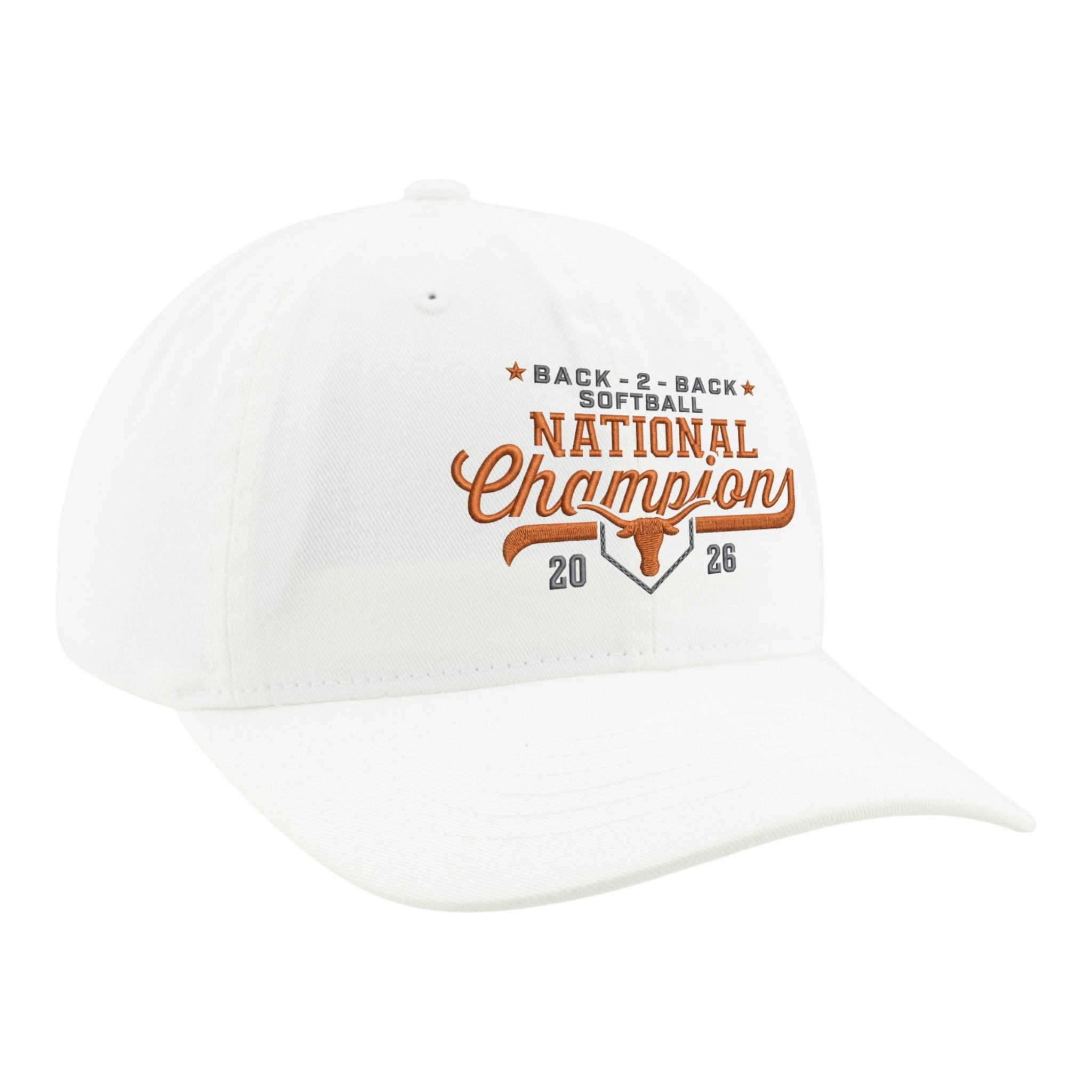 Texas Longhorns 2026 Softball National Champs Back 2 Back Hat