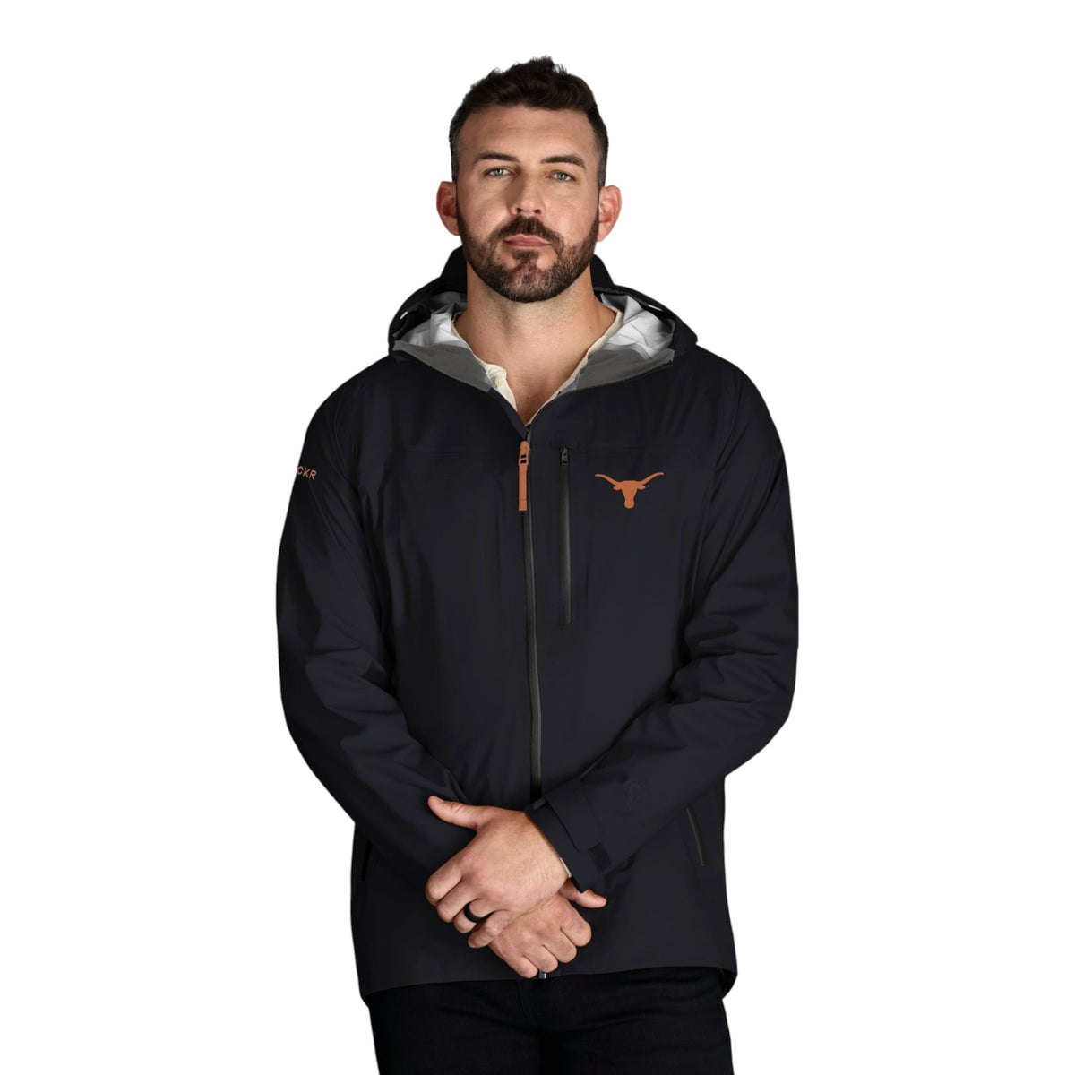 Texas Longhorns Black Dry One Waterproof Coat  
