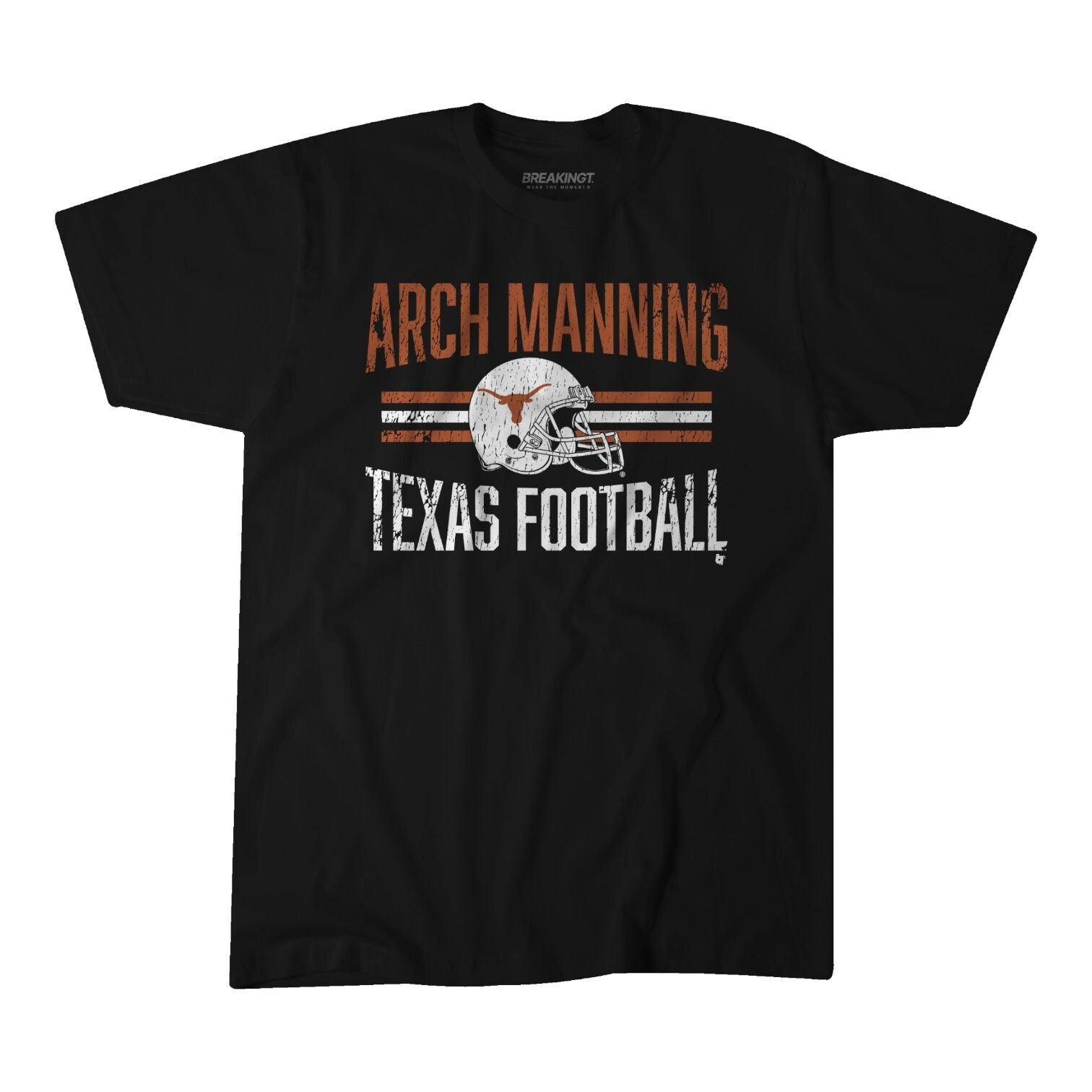 Texas Longhorns NIL Arch Manning Helmet Hero Tee