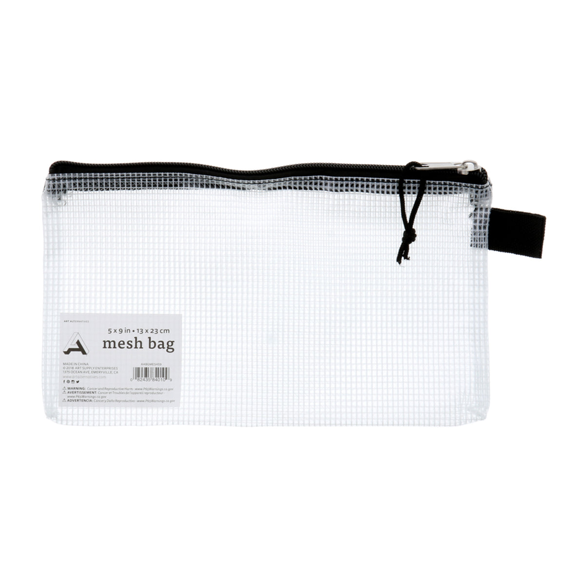 White 5x9 Mesh Bag