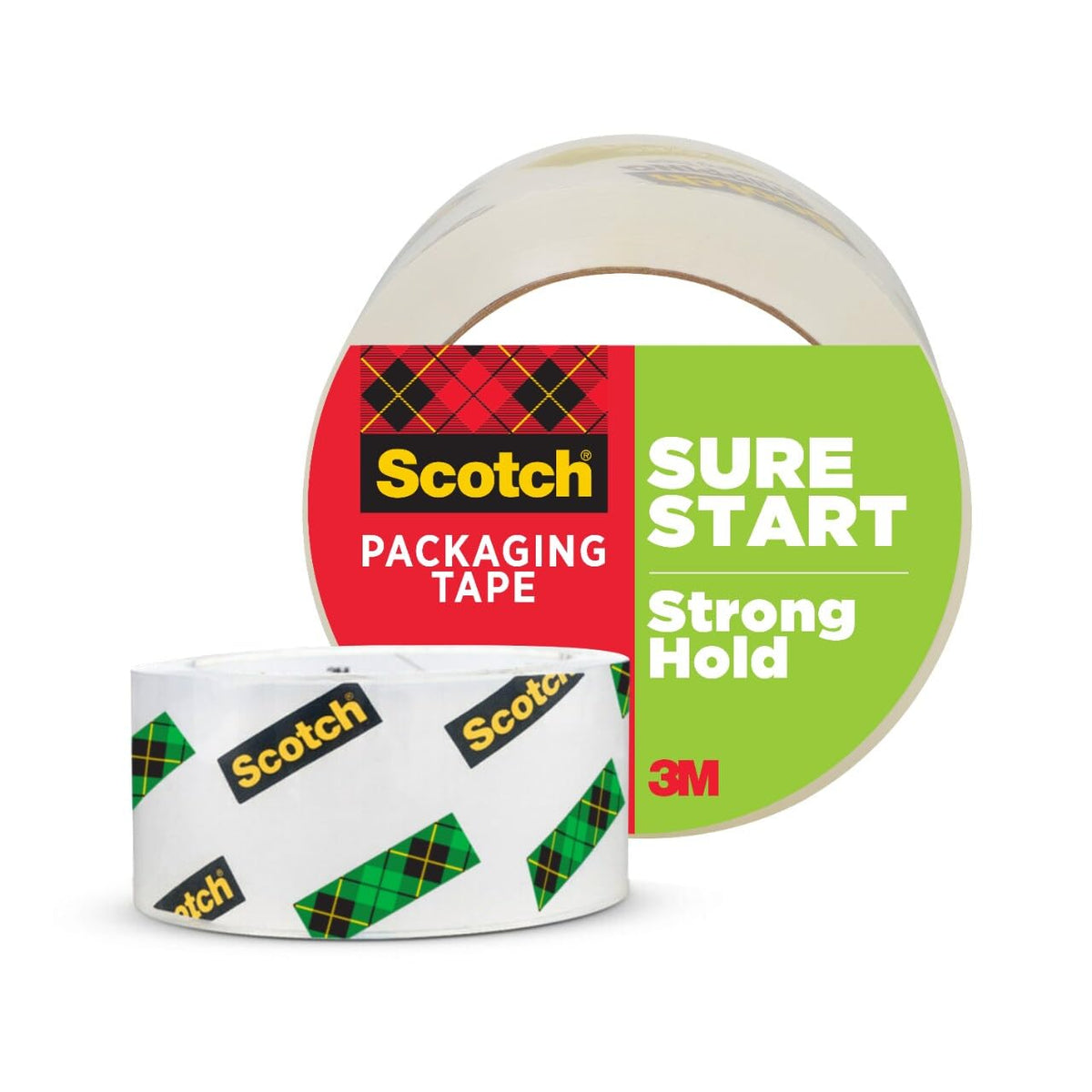 Scotch Sure Start Packing Tape, 1.88" x 54.6yd