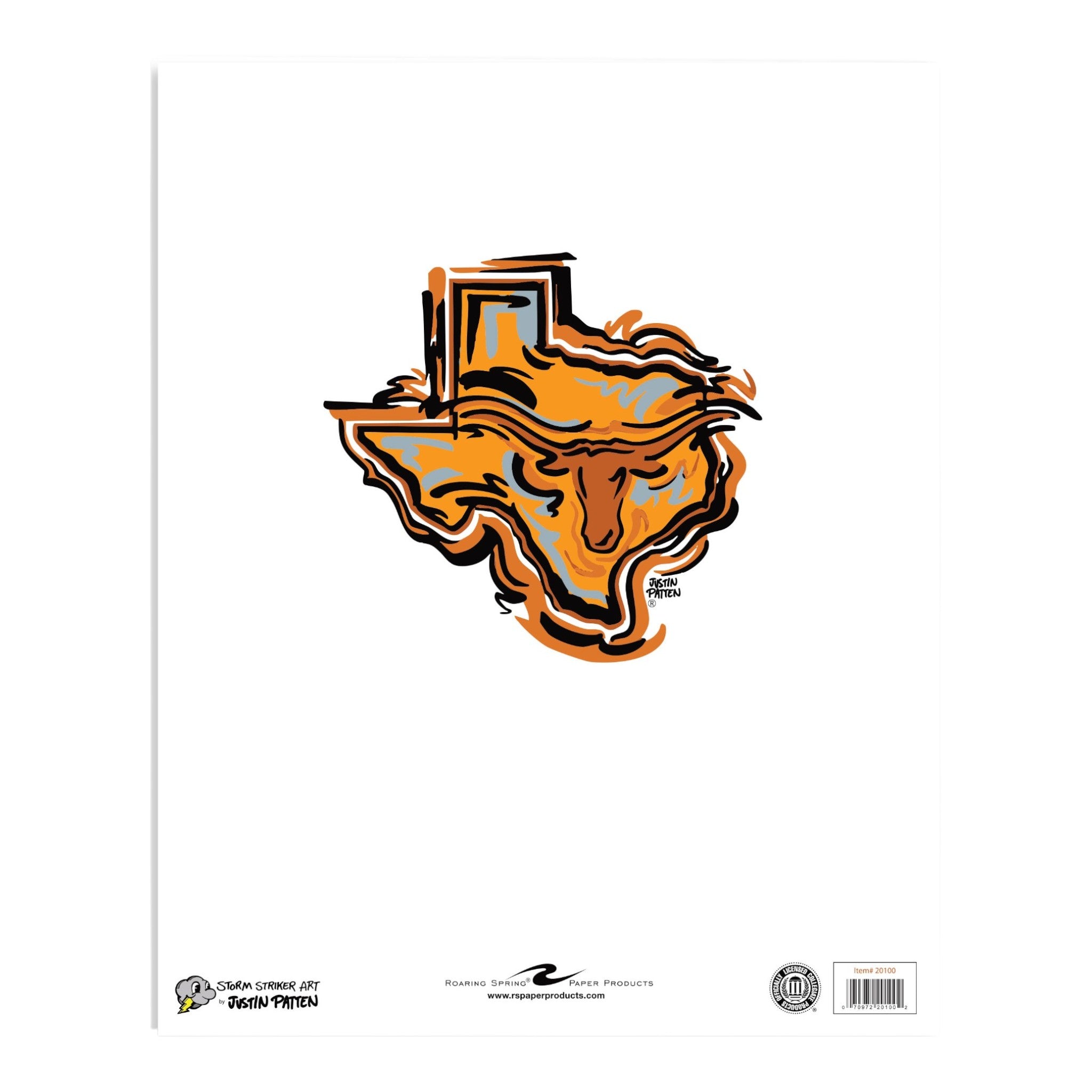 University of Texas Justin Patten Folder