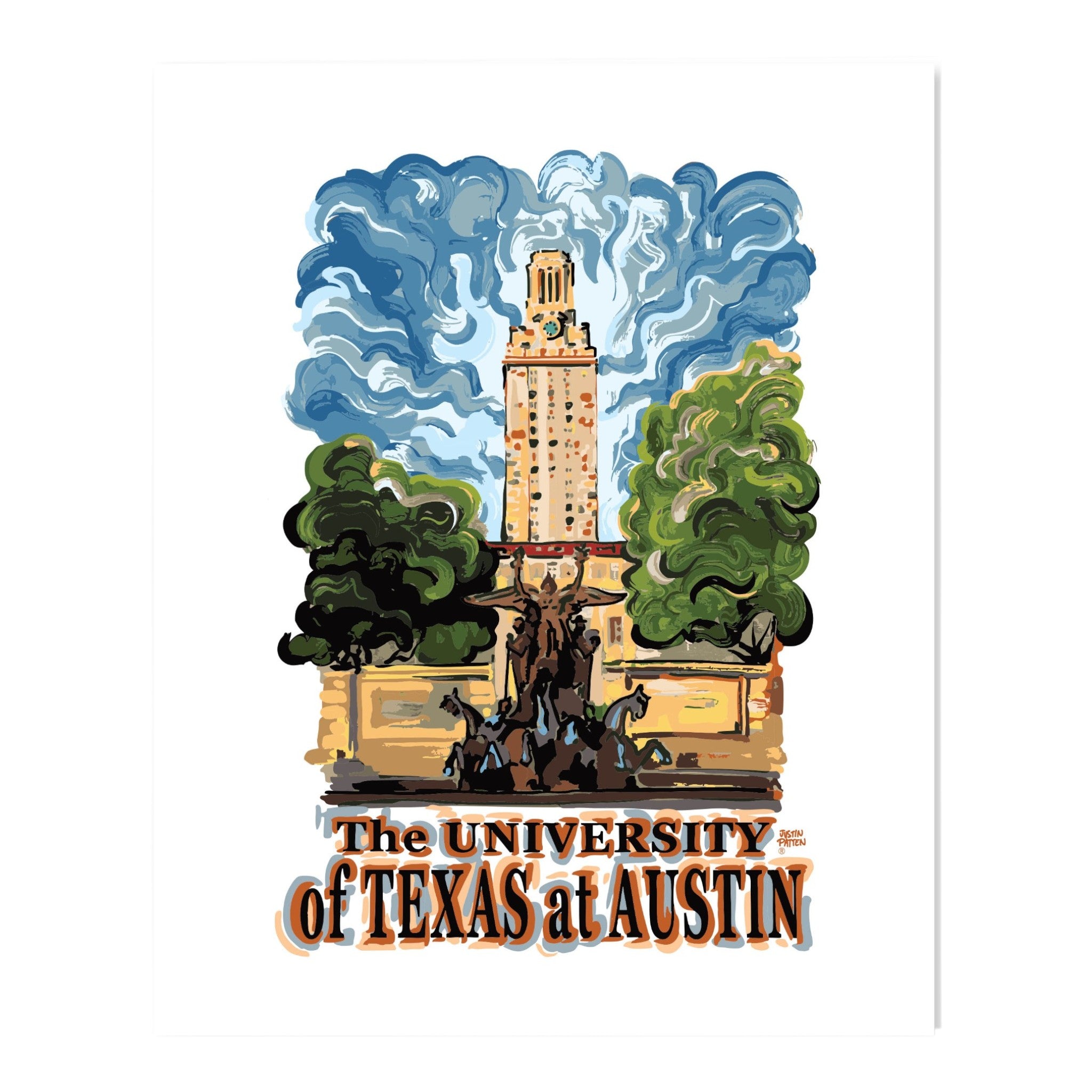 University of Texas Justin Patten Folder