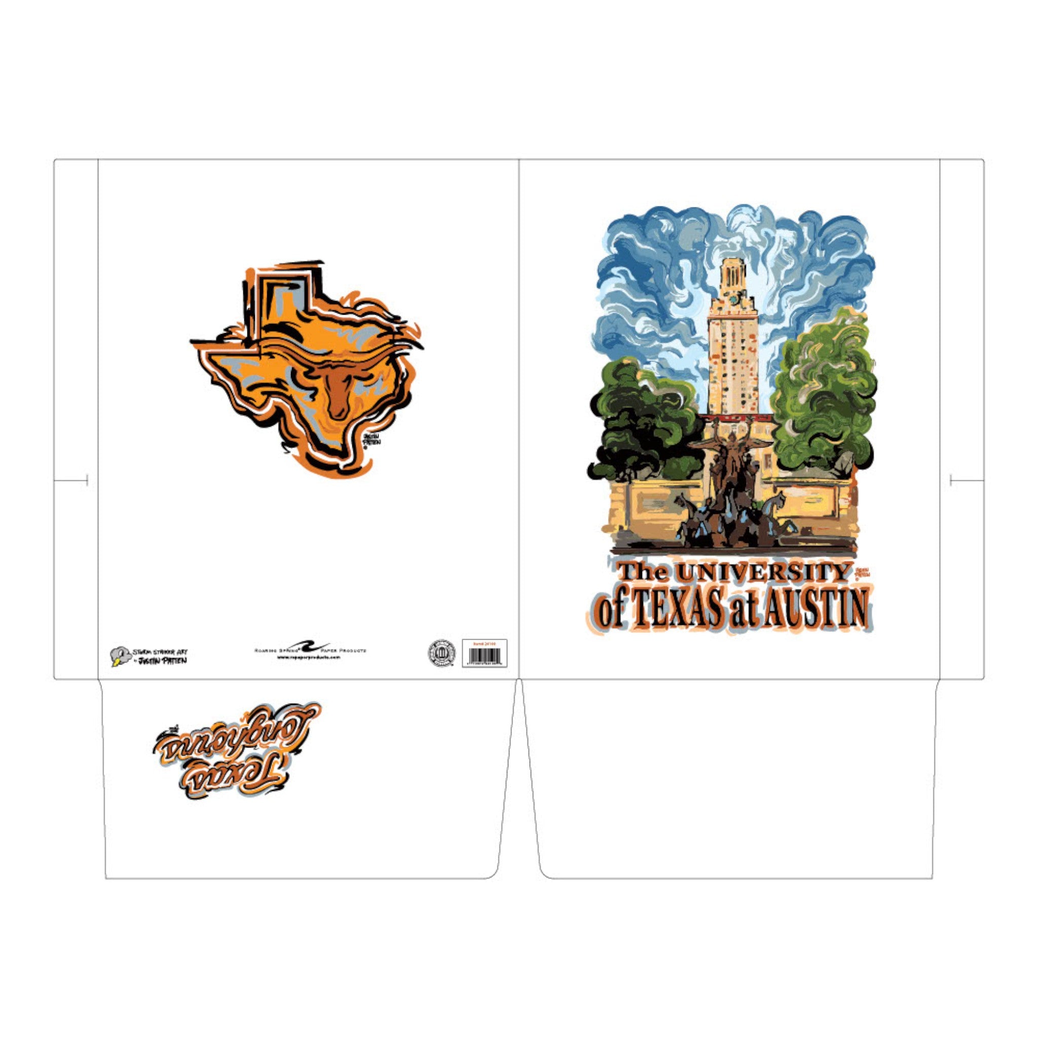 University of Texas Justin Patten Folder