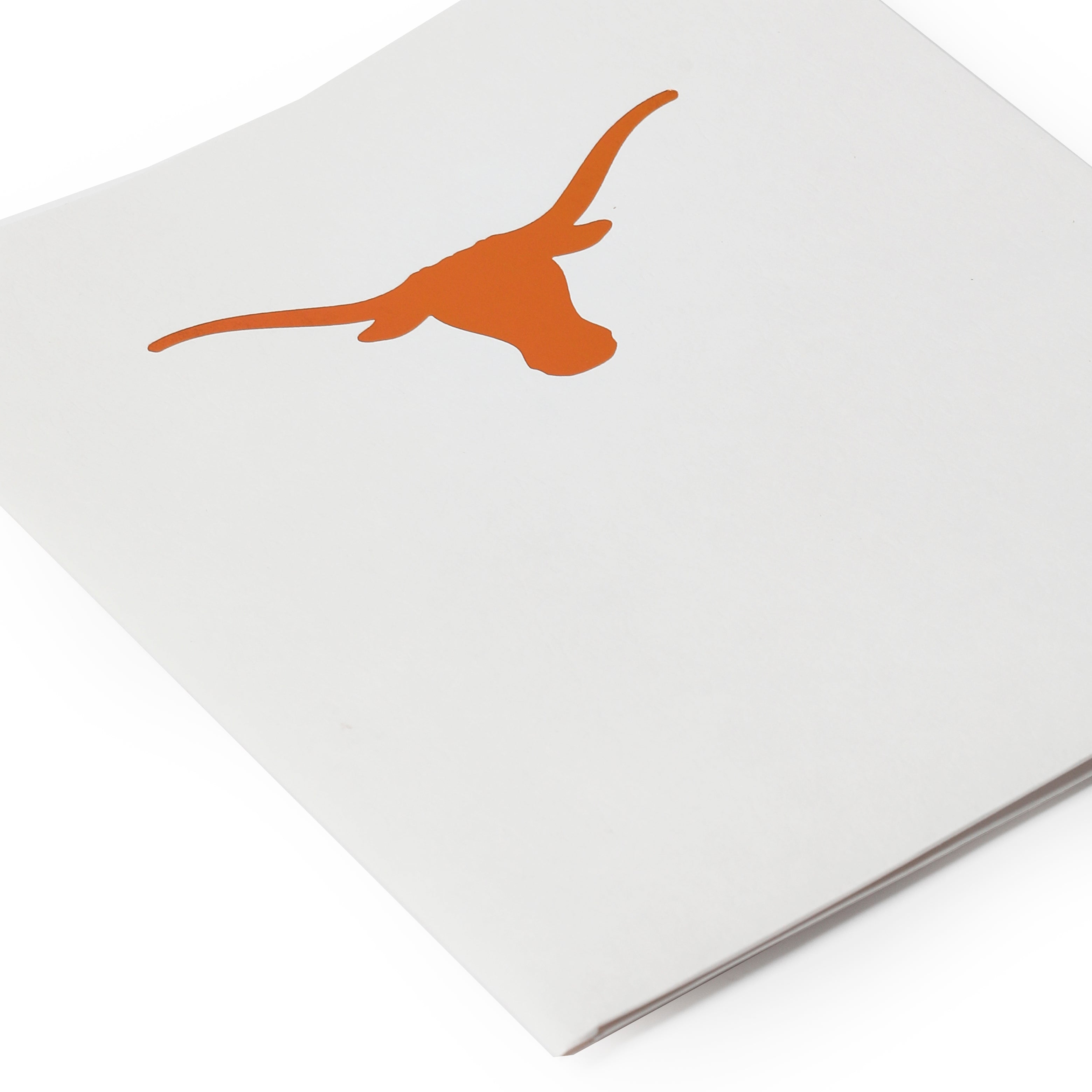 Texas Longhorns White Pocket Folder