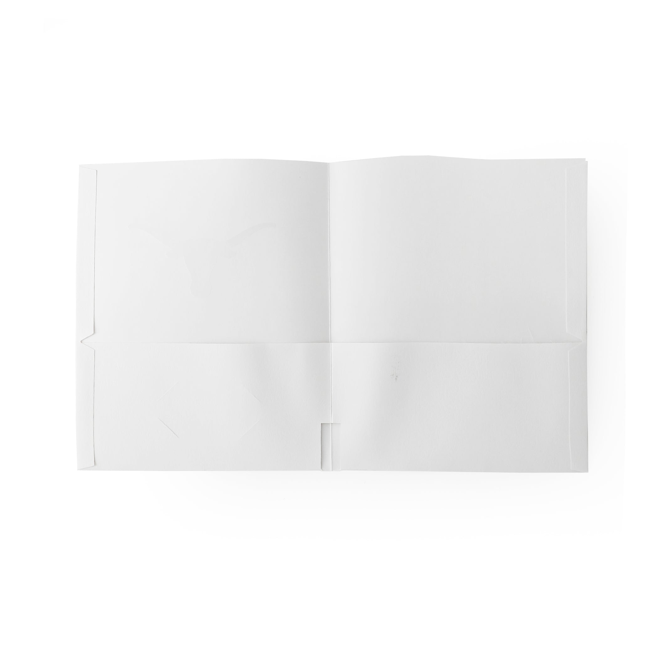 Texas Longhorns White Pocket Folder