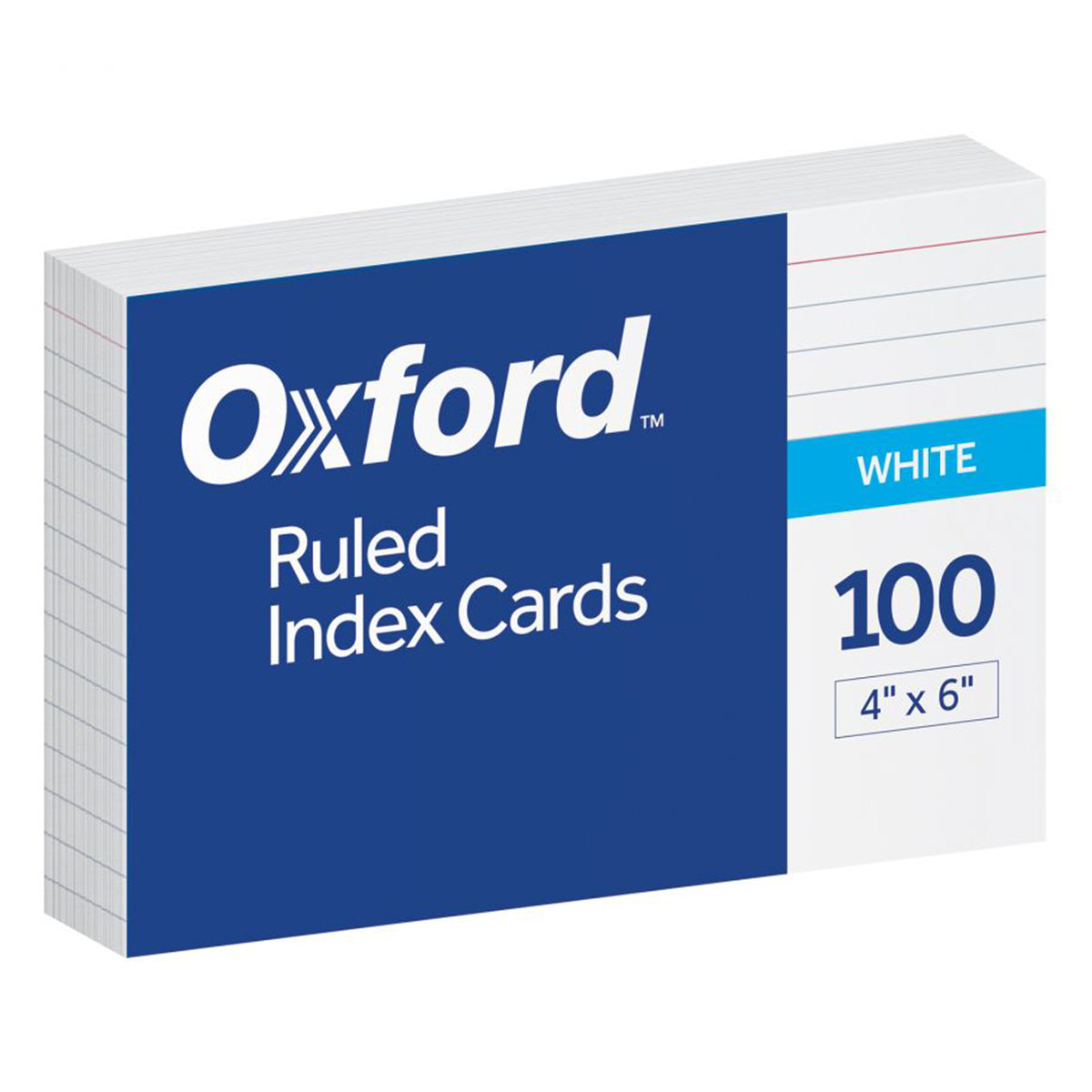 4x 6 White Ruled Index Cards