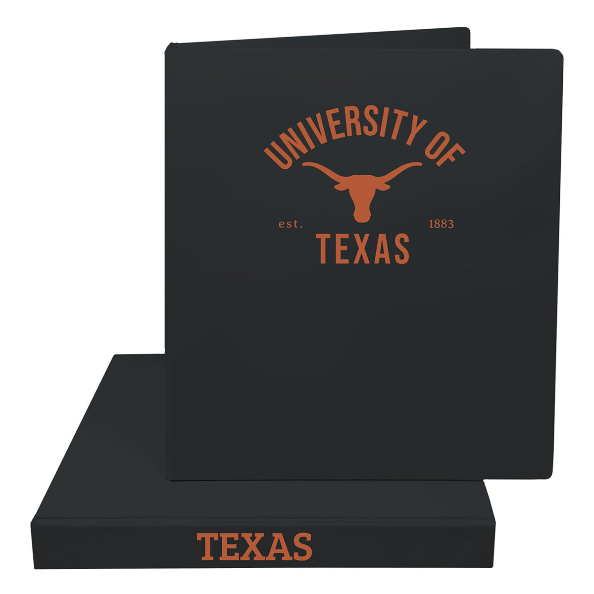 University of Texas 1" Black Binder - Black