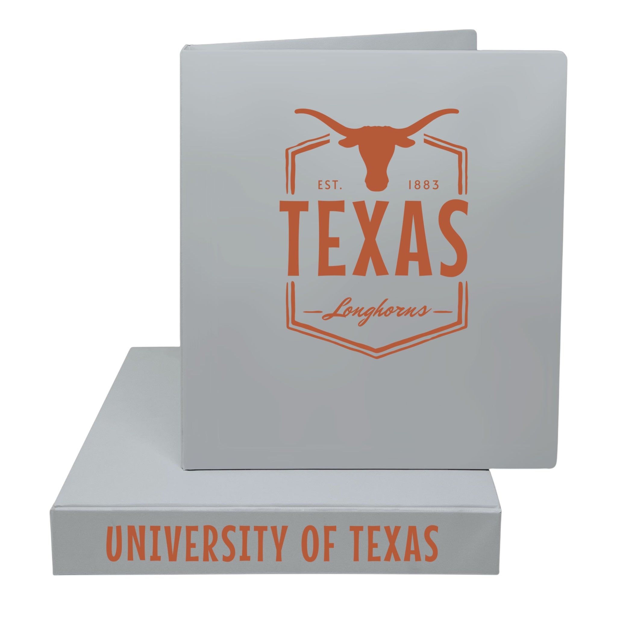 University of Texas 1.5" Binder - Charcoal