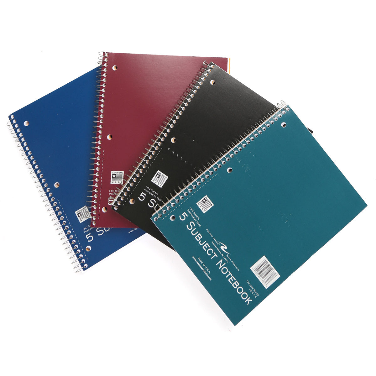 Roaring Spring College Ruled Five Subject Spiral Notebook