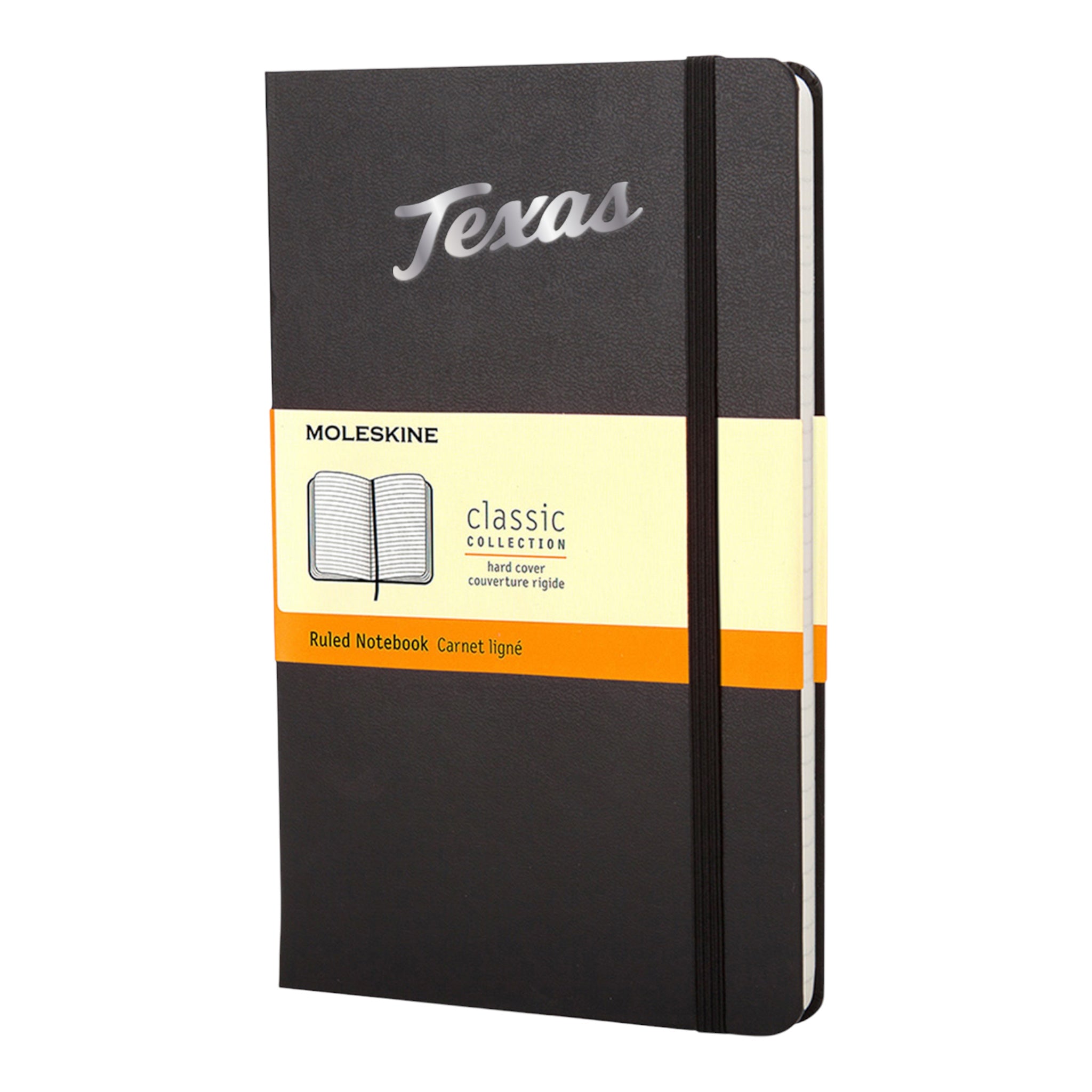 Moleskine Texas Script Large Black Ruled Notebook
