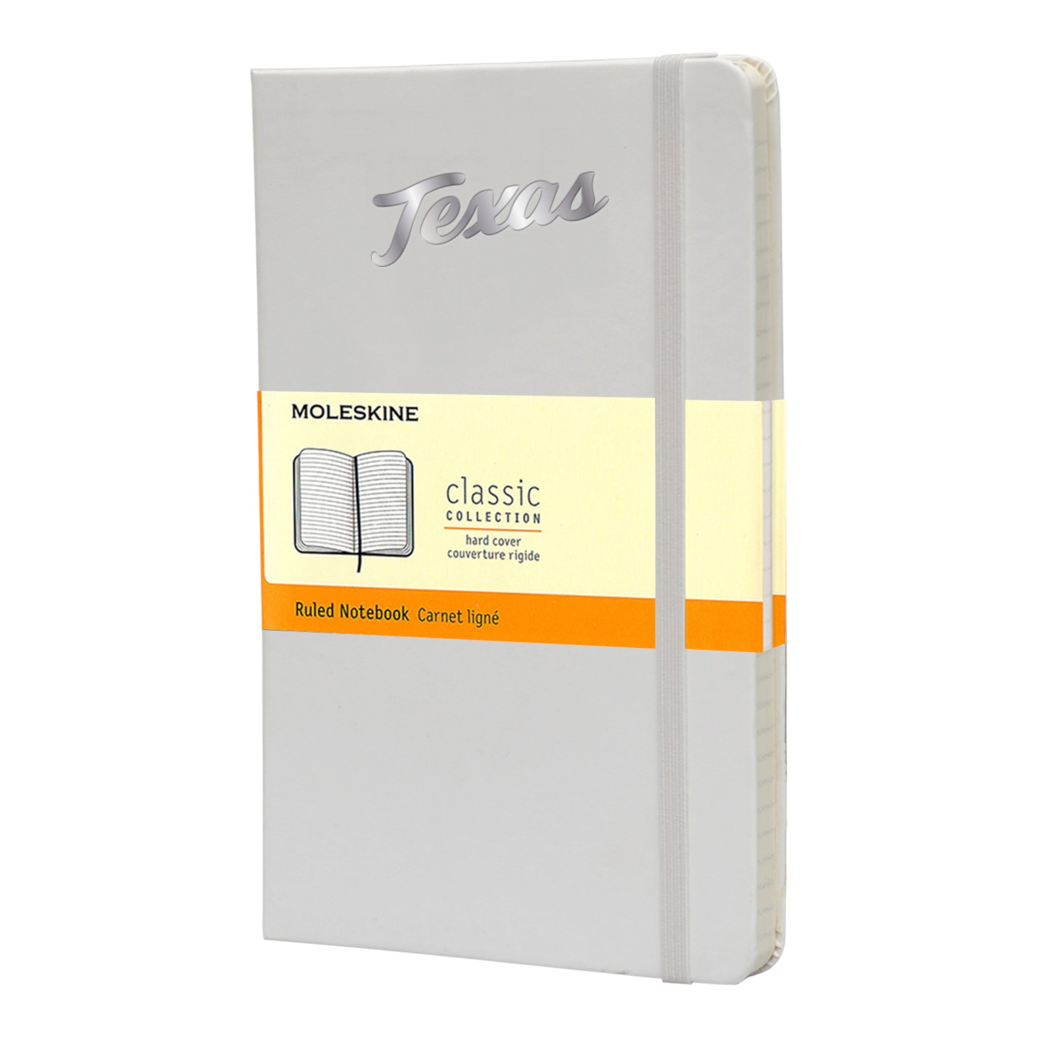 Moleskine Texas Script Large White Ruled Notebook