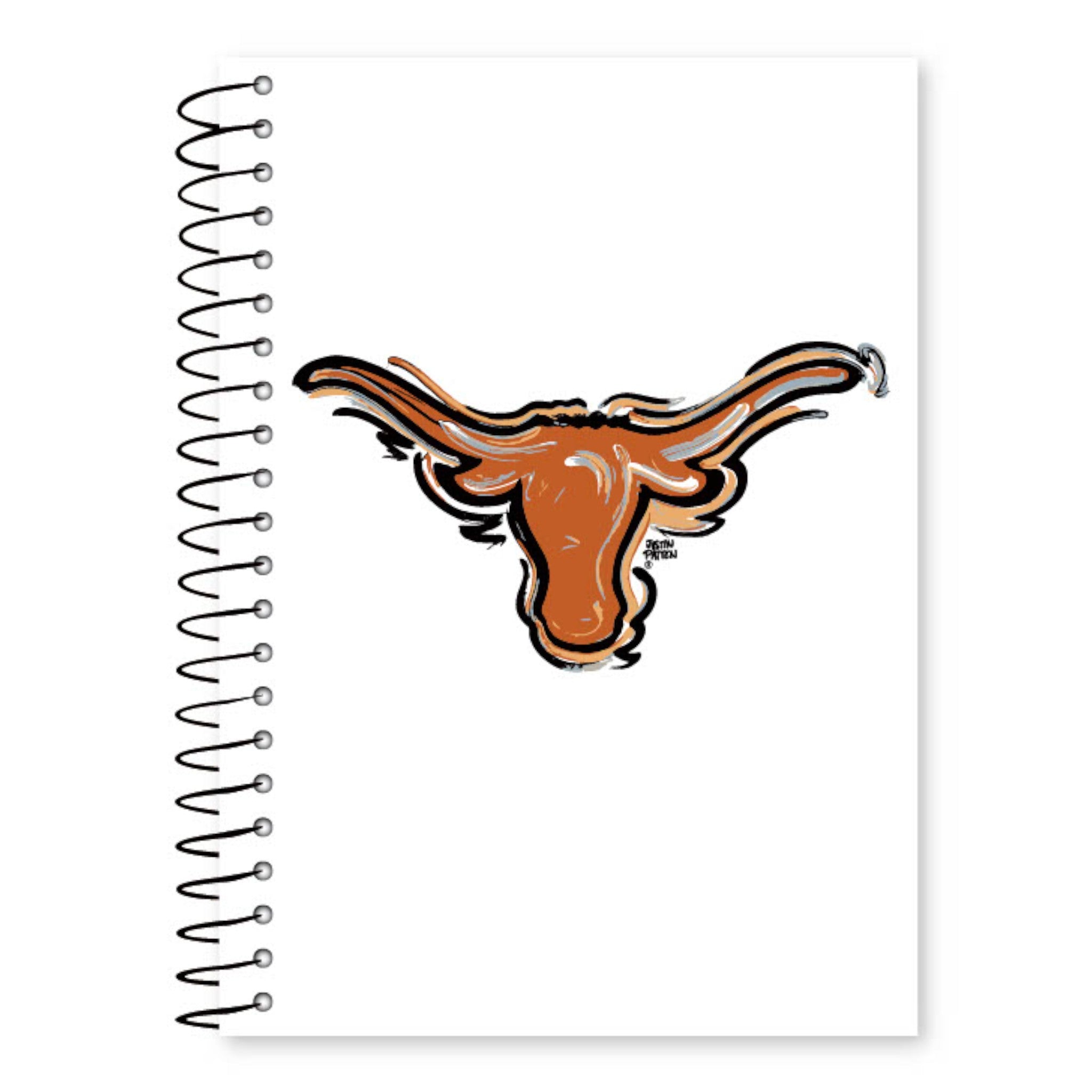 University of Texas Justin Patten Spiral Notebook 7"x 5"