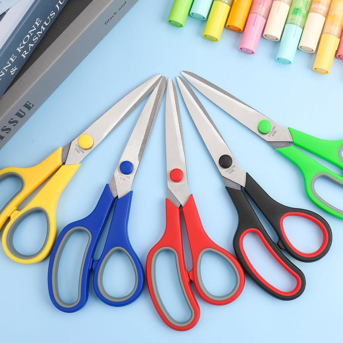 Scissors - Bulk 8in - assorted