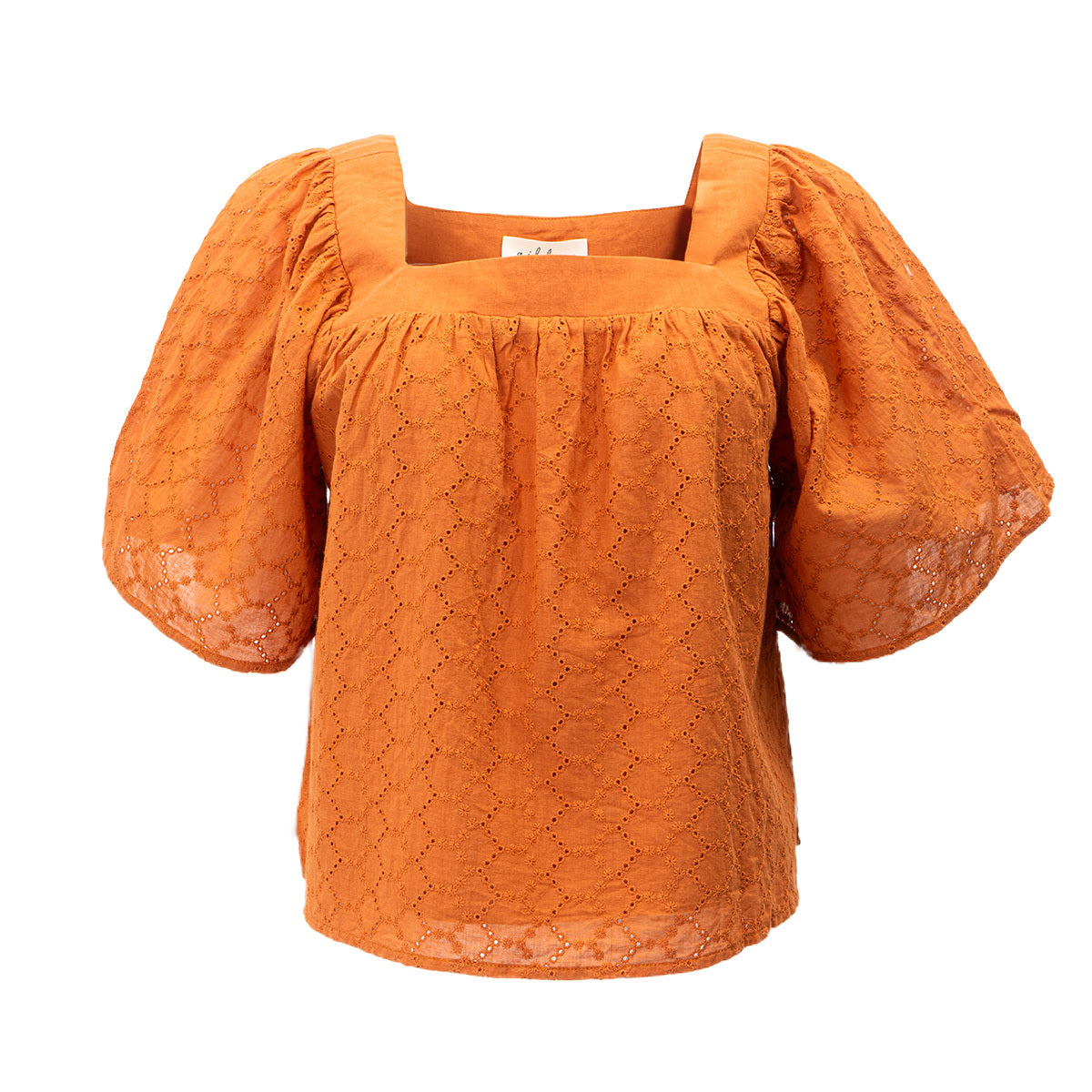 Lds Square Nk Flutter Slv Top