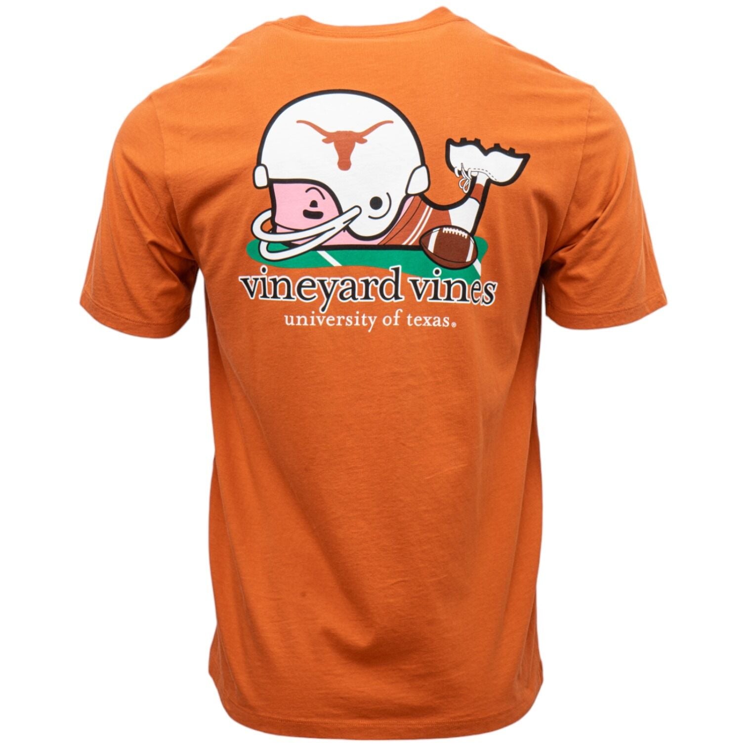 Vineyard Vines Texas Longhorns Pocket Football Whale Tee