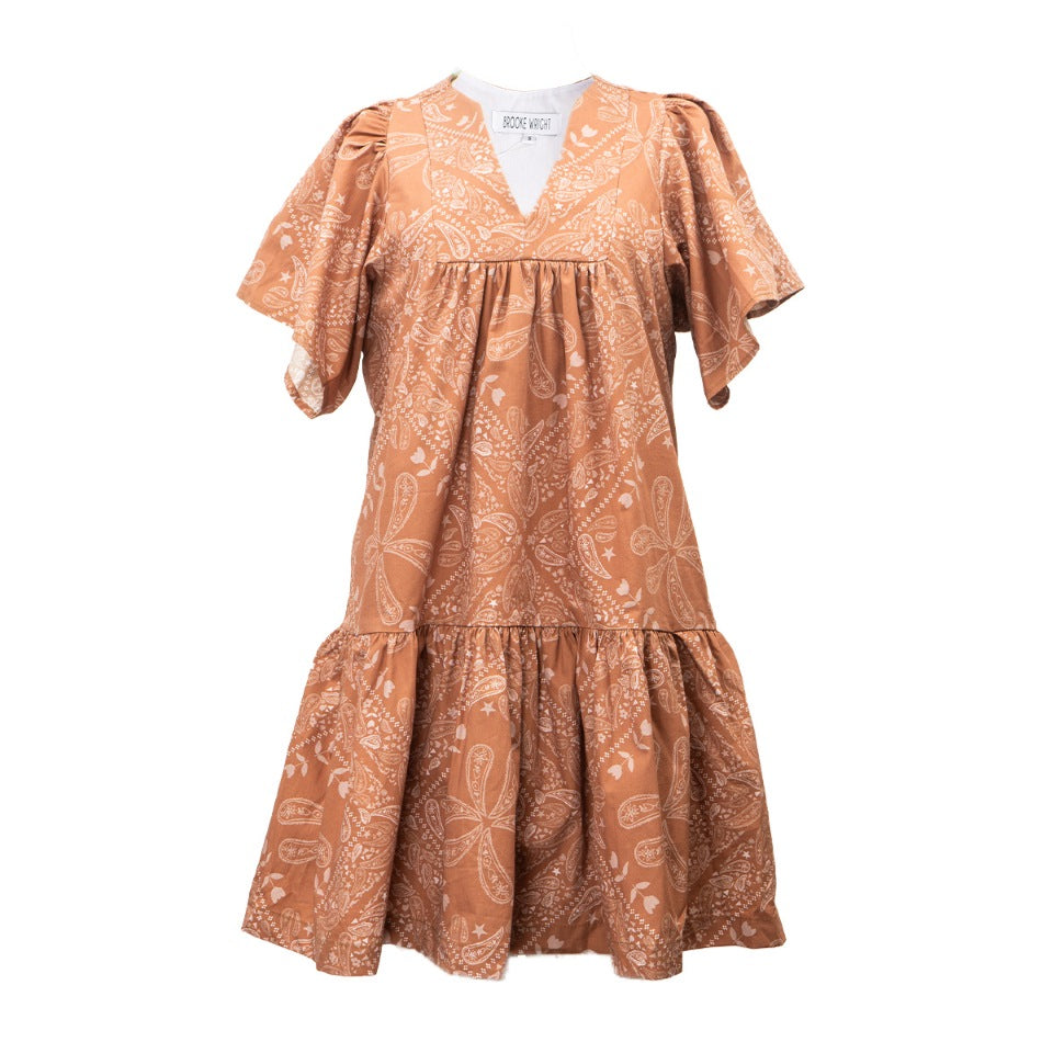 Ophelia Bandana Print Dress