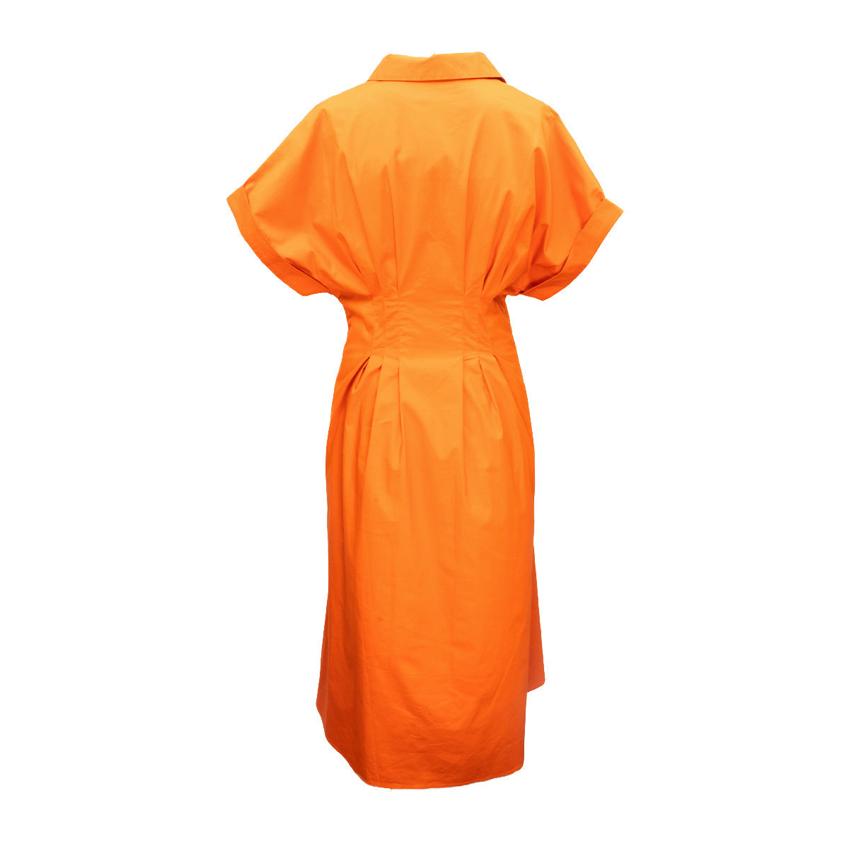 Lds Anthro Solid Midi Dress