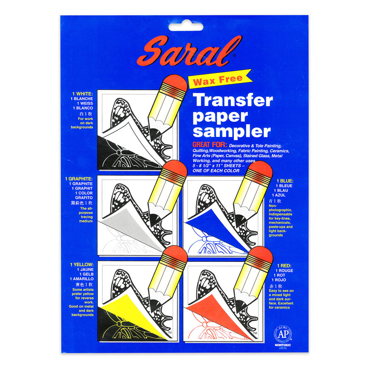 Wax Free Transfer Paper Sampler 5-Pack