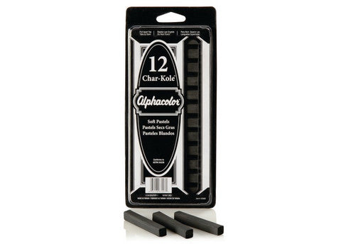 Pastels Alphacolor 12 Soft Char-Kole Squ