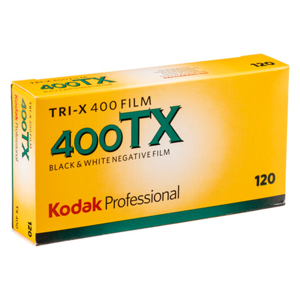 Kodak Professional Tri-X 400 Black and White Negative Film (120 Roll Film, 5-Pack)