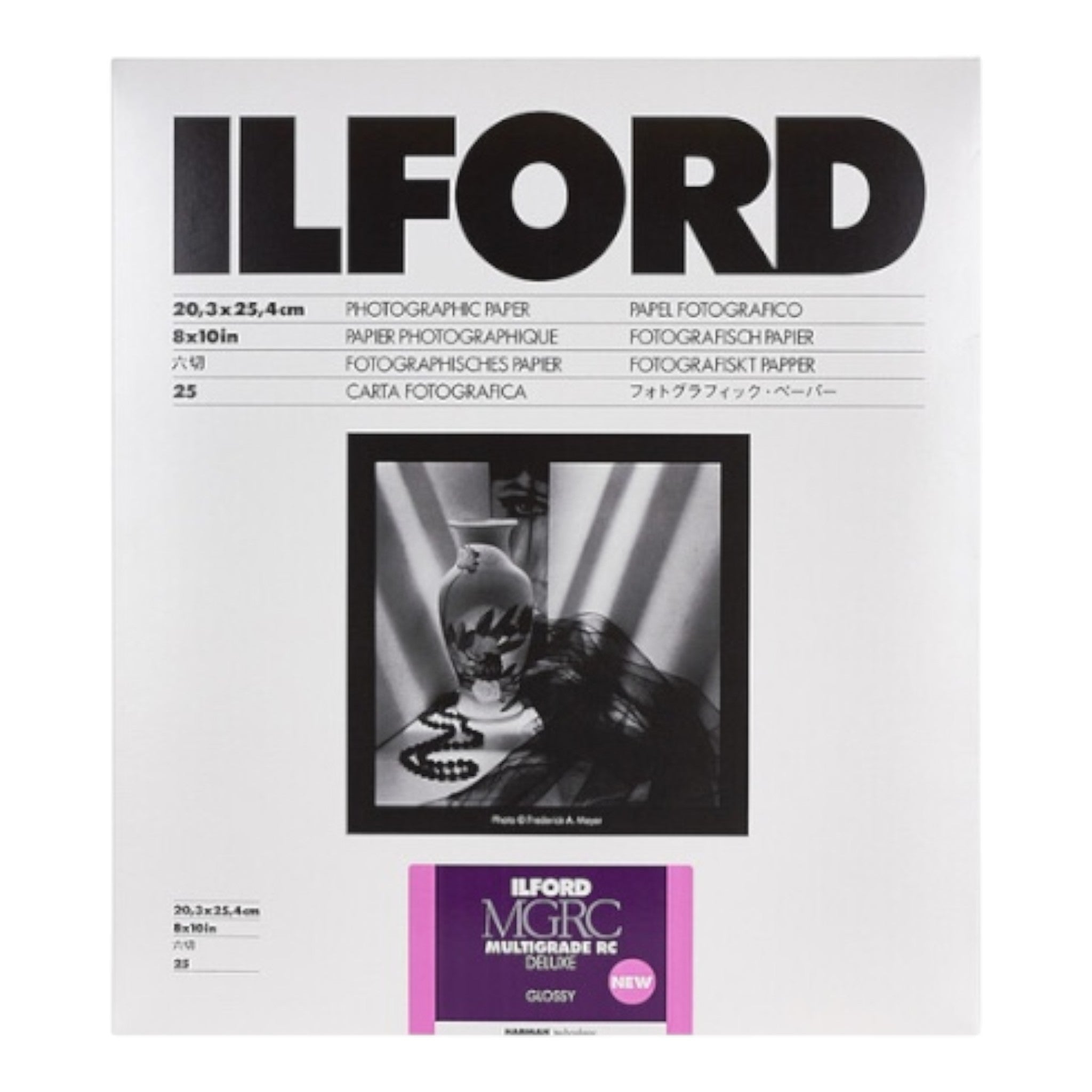 Ilford Multigrade RC Deluxe Paper (Glossy, 8 x 10", 25 Sheets)