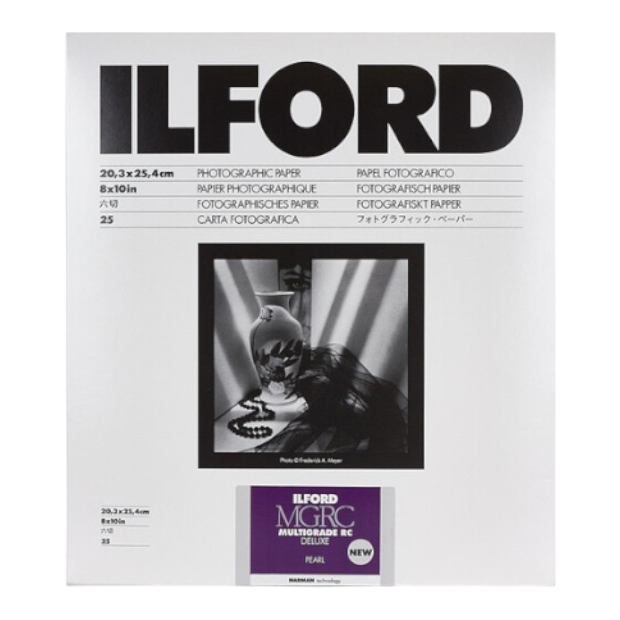Ilford MULTIGRADE RC Deluxe Paper (Pearl, 8 x 10", 25 Sheets)
