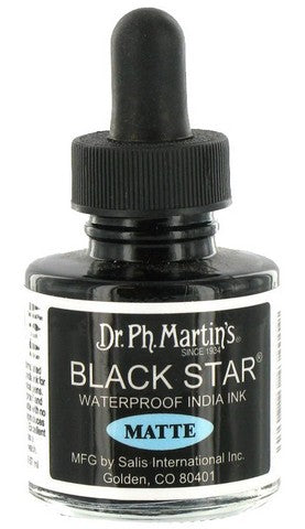 Black Star Matte 1oz Black Ink
