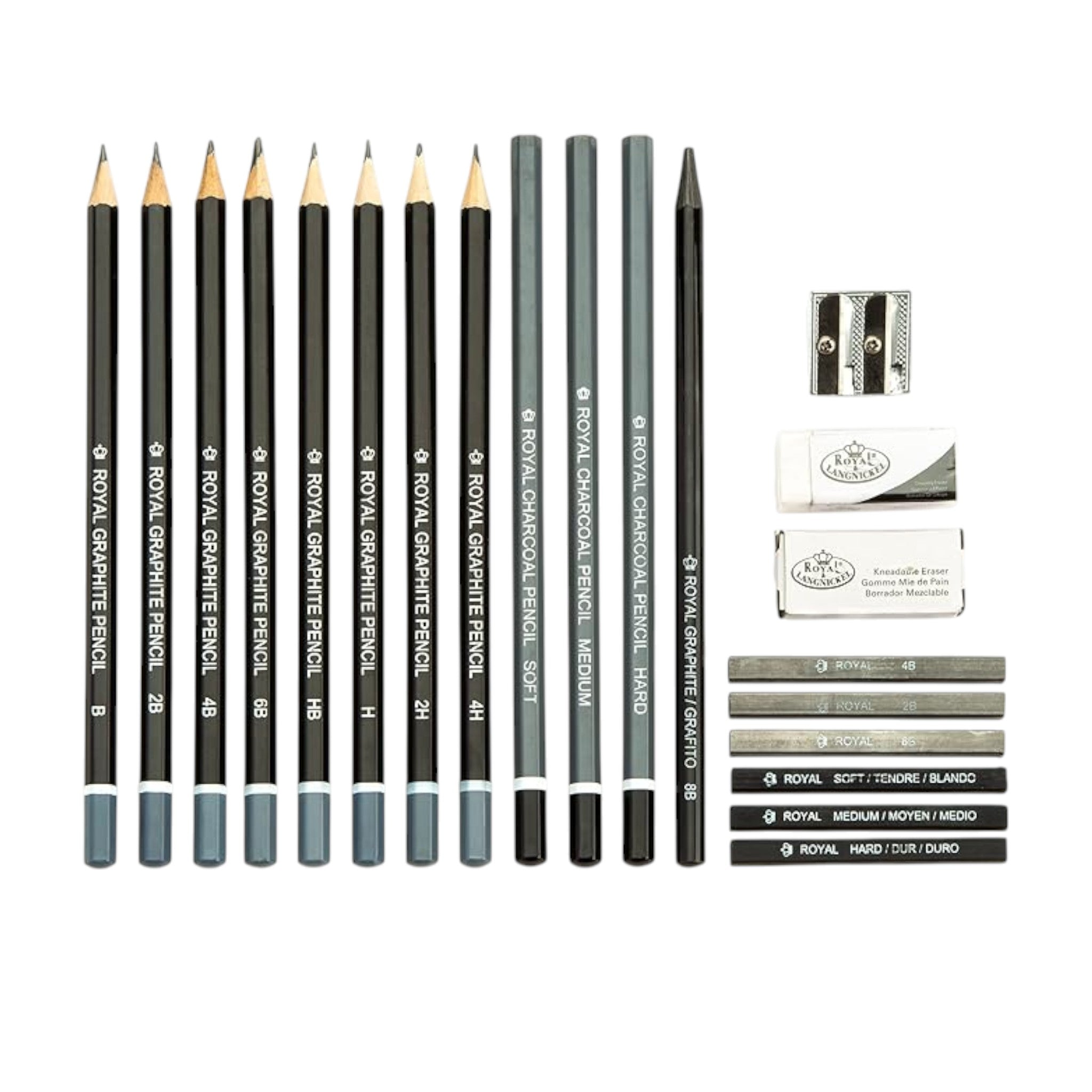 Royal Brush Sketching & Drawing Essentials Tin Set