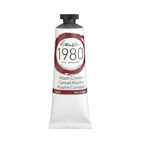 Gamblin 1980 Oil Paint Alizarin Crimson - 37 ml