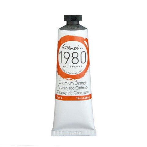 Gamblin 1980 Oil Paint Cadmium Orange - 37 ml