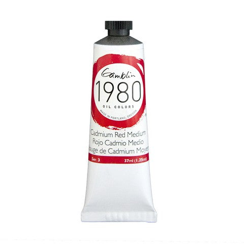 Gamblin 1980 Oil Paint Cadmium Red Medium - 37 ml