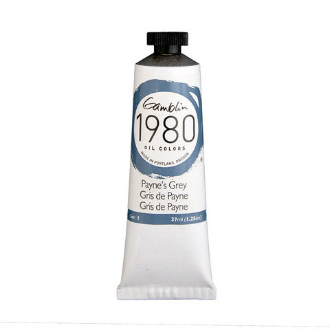 Gamblin 1980 Oil Paint Payne's Gray - 37 ml