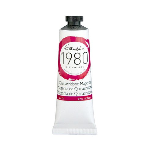 Gamblin 1980 Oil Paint Quinacridone Magenta - 37 ml