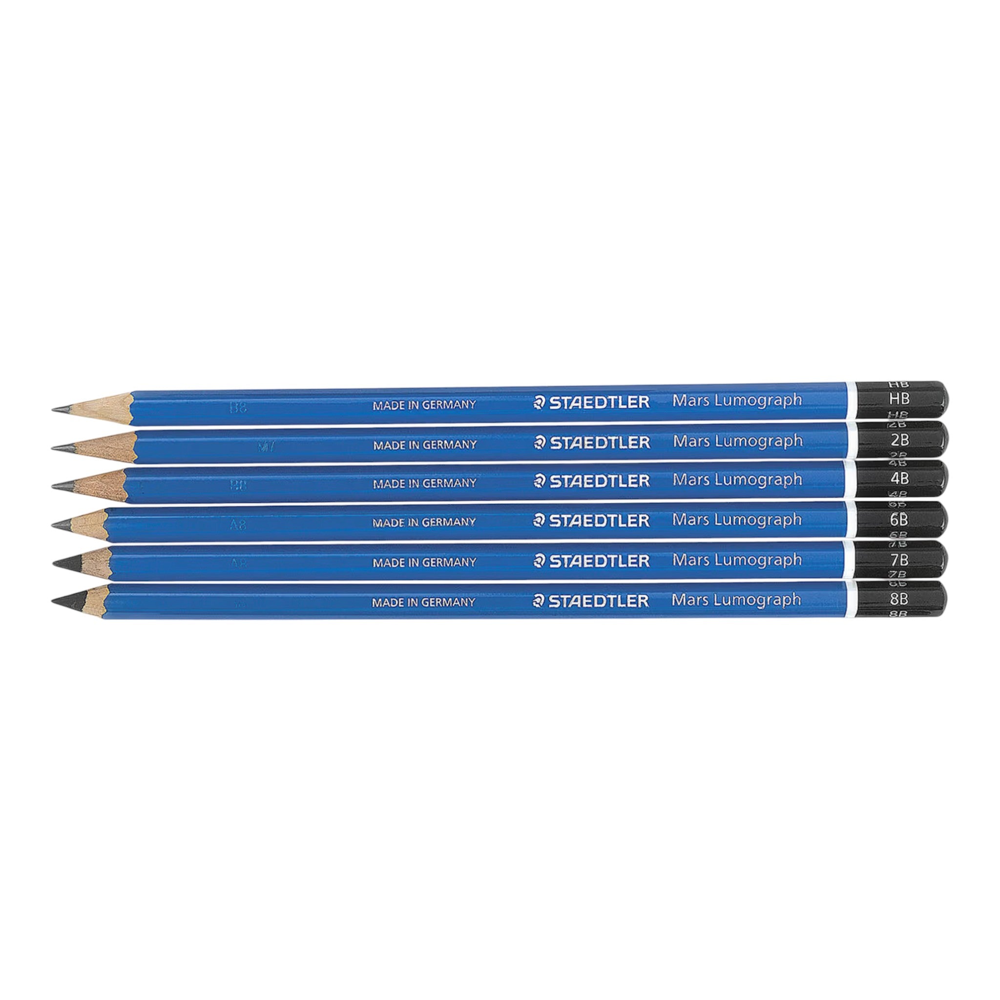 Lumograph Drawing and Sketching Pencils - Set of 6